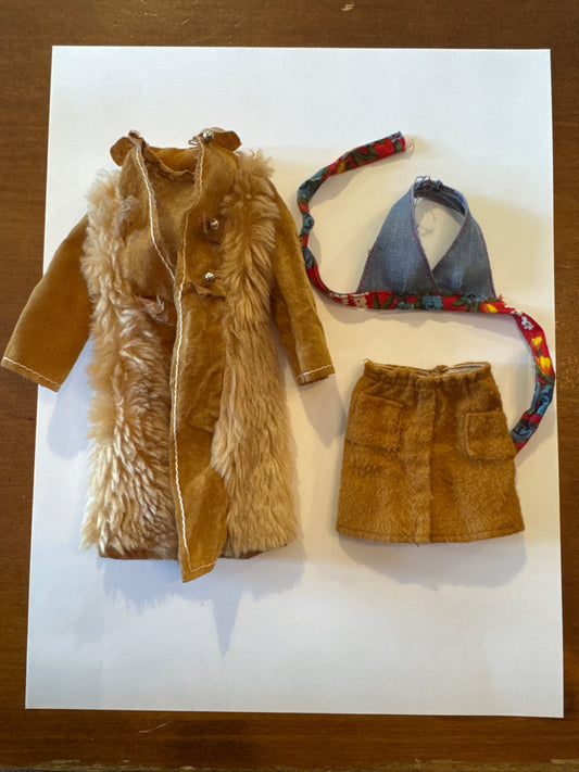 1970s Barbie Hippie Set