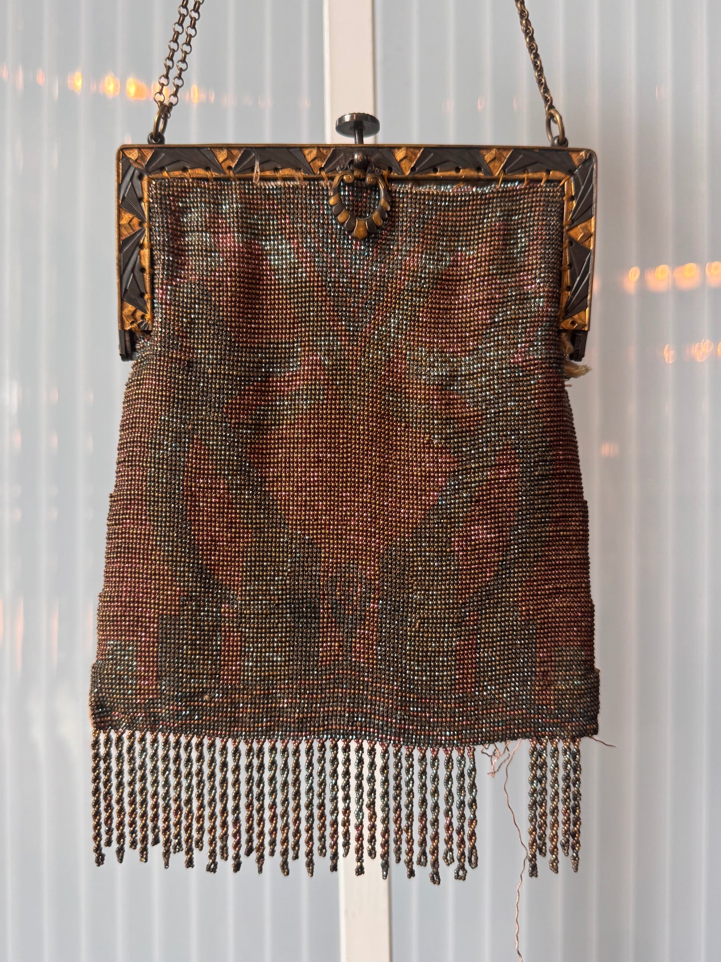 1930s Art Deco Beaded Flapper Purse