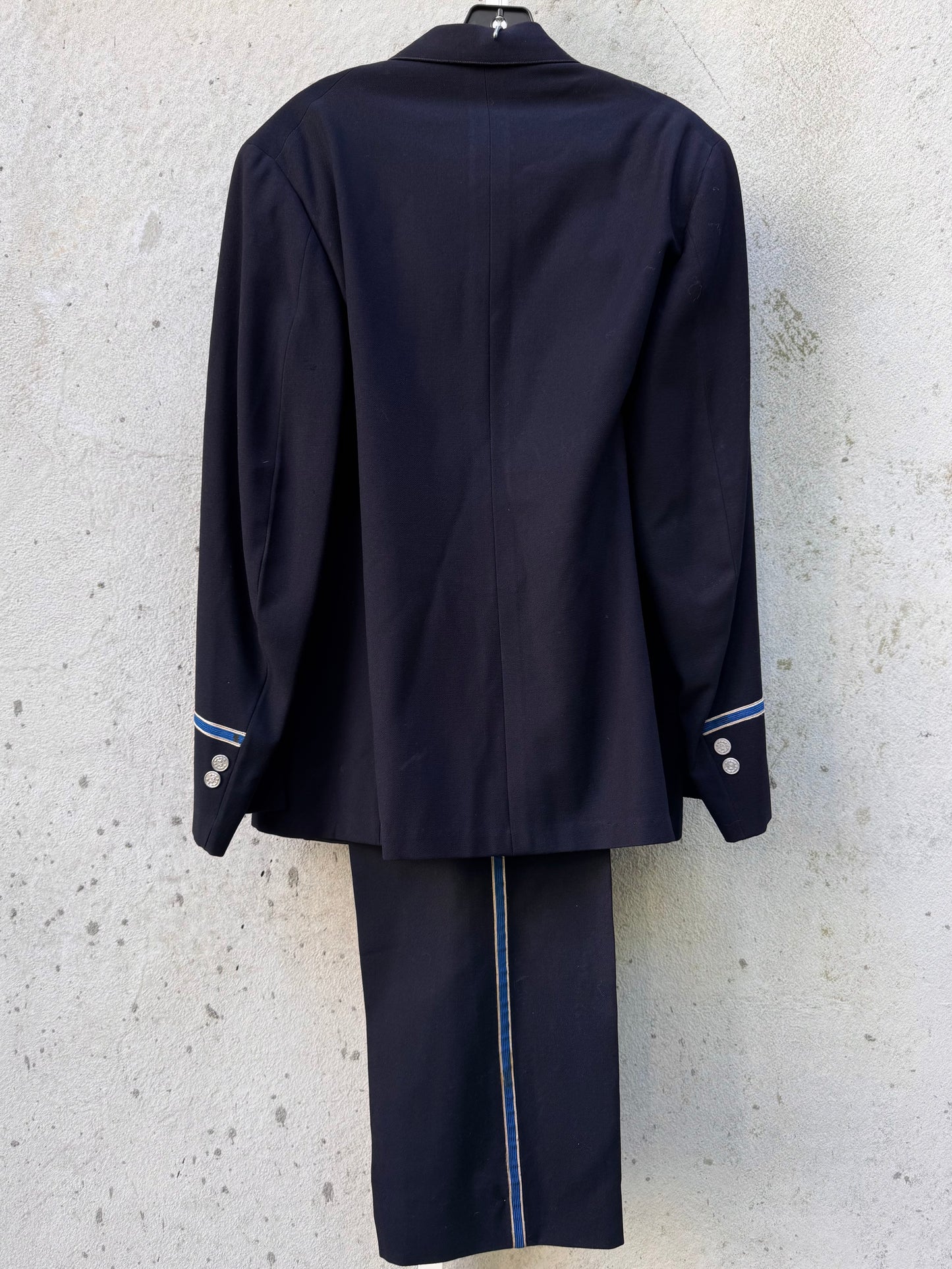 1950s Fire Department Uniform Dress Jacket & Pants Set