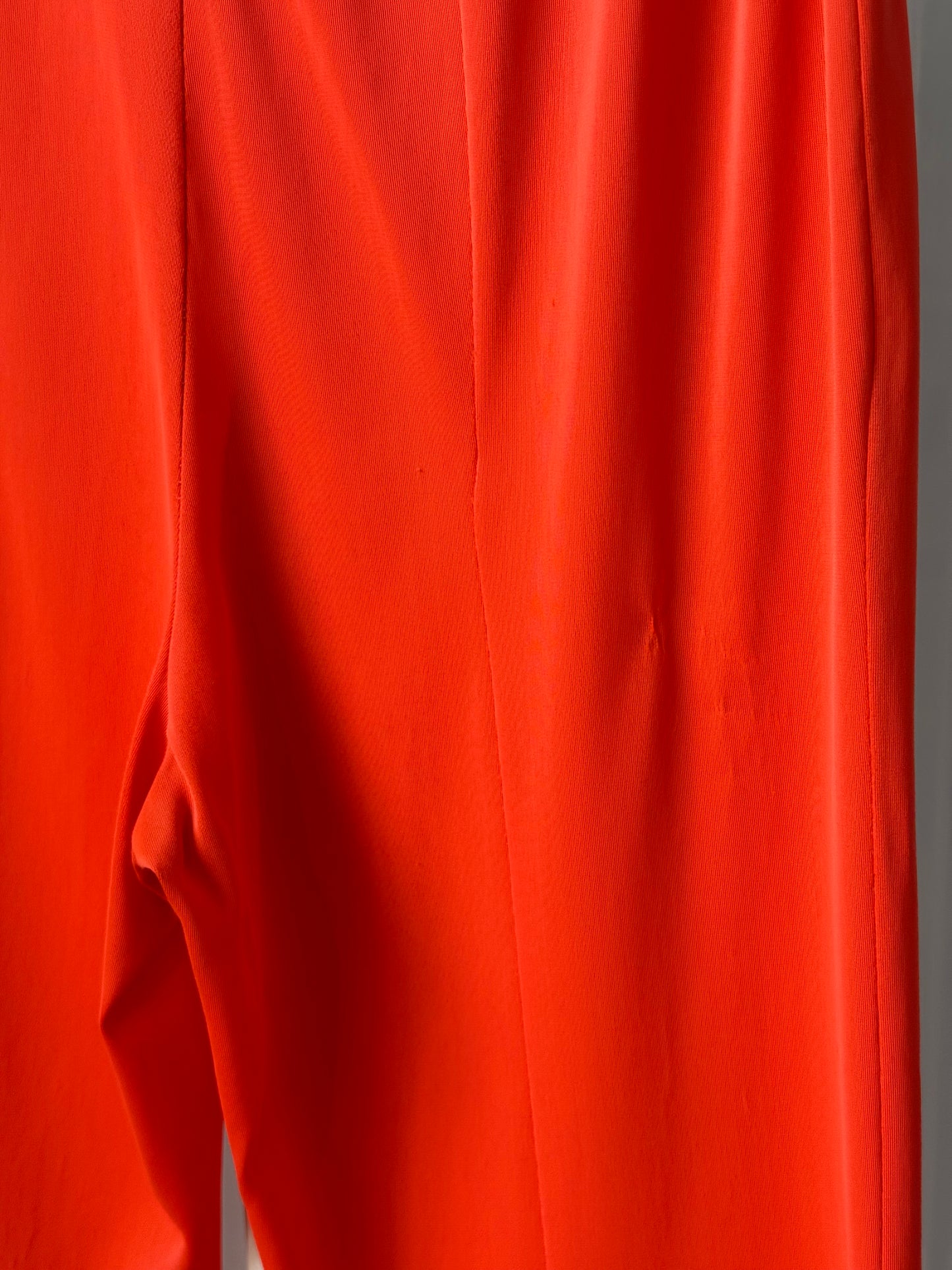 1960s Red-Orange 2-Piece Lacy Pajama Set