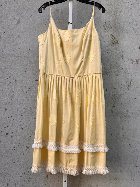 1960s Pastel Yellow Dress