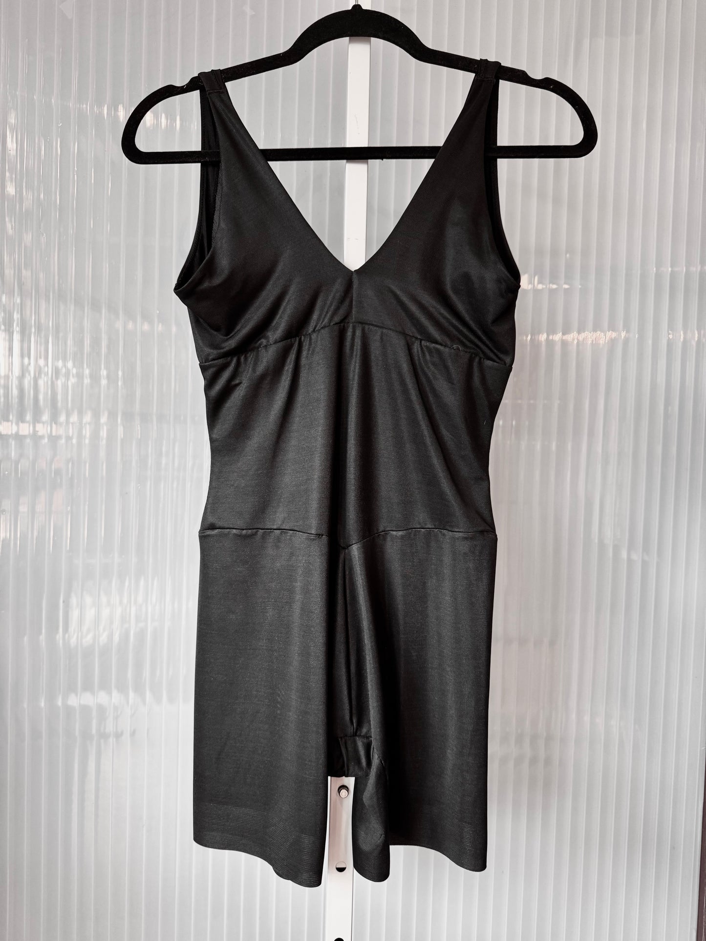 1990s Black Shapewear Bodysuit