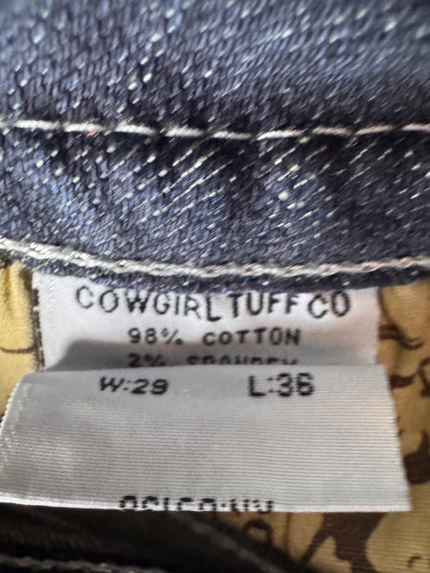 Y2K Sparkly Bedazzled Dark Blue Jeans