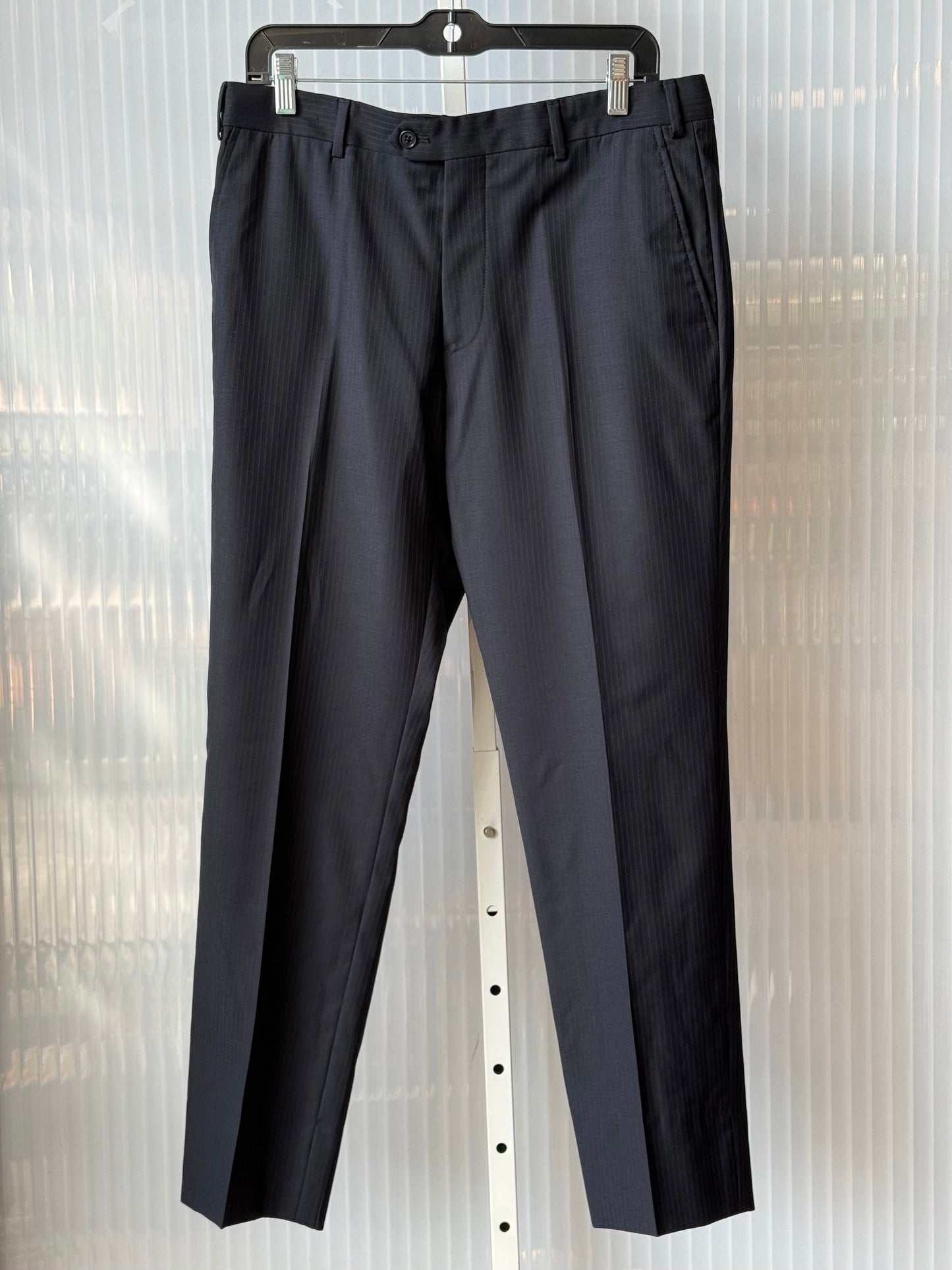Armani Collezioni Black Striped Suit Jacket & Pants Set NWT