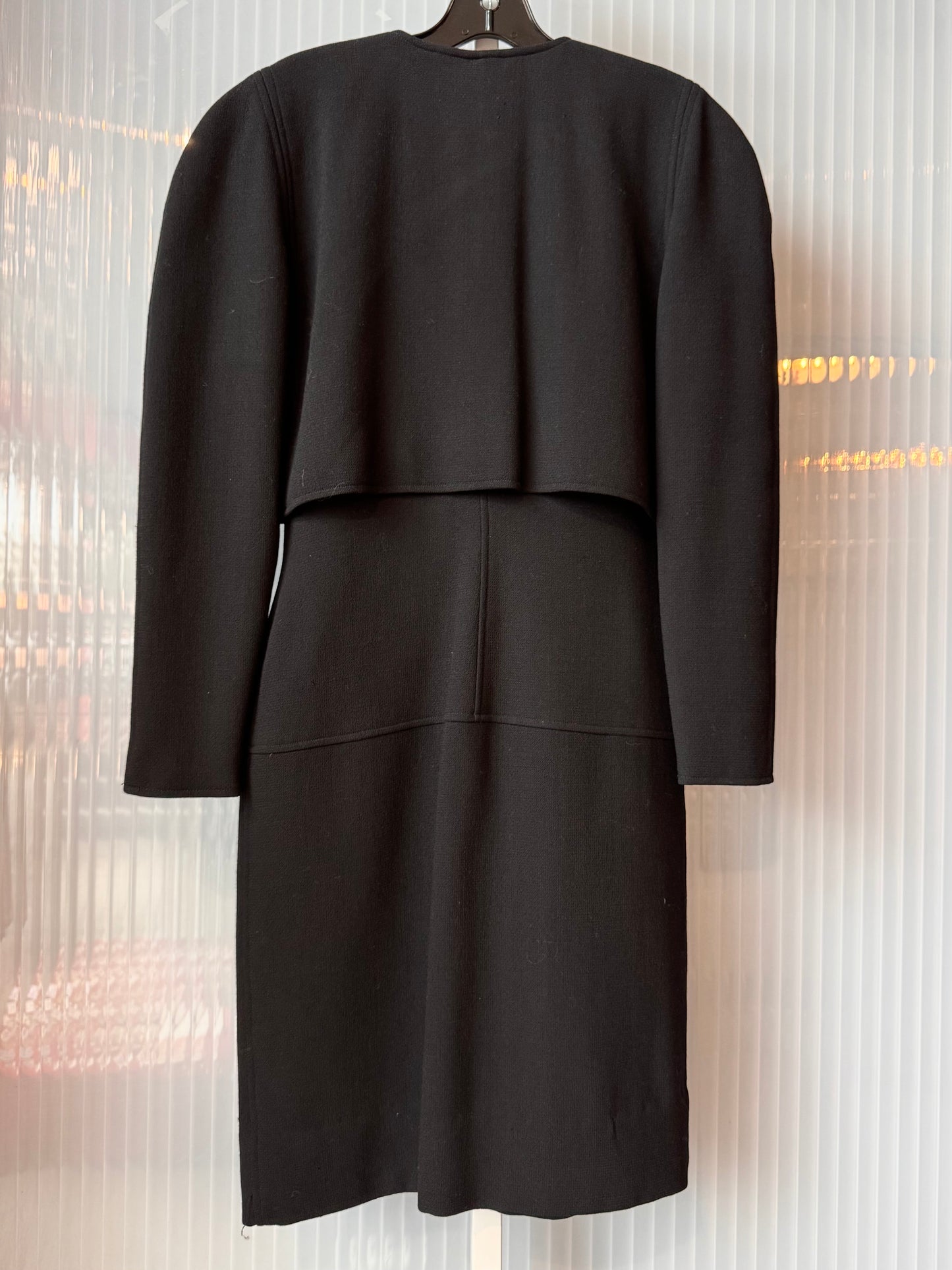 1990s Black Oscar de la Renta Dress