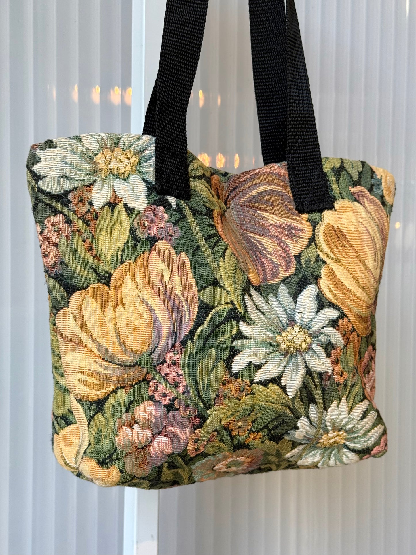 Floral Tapestry Bag