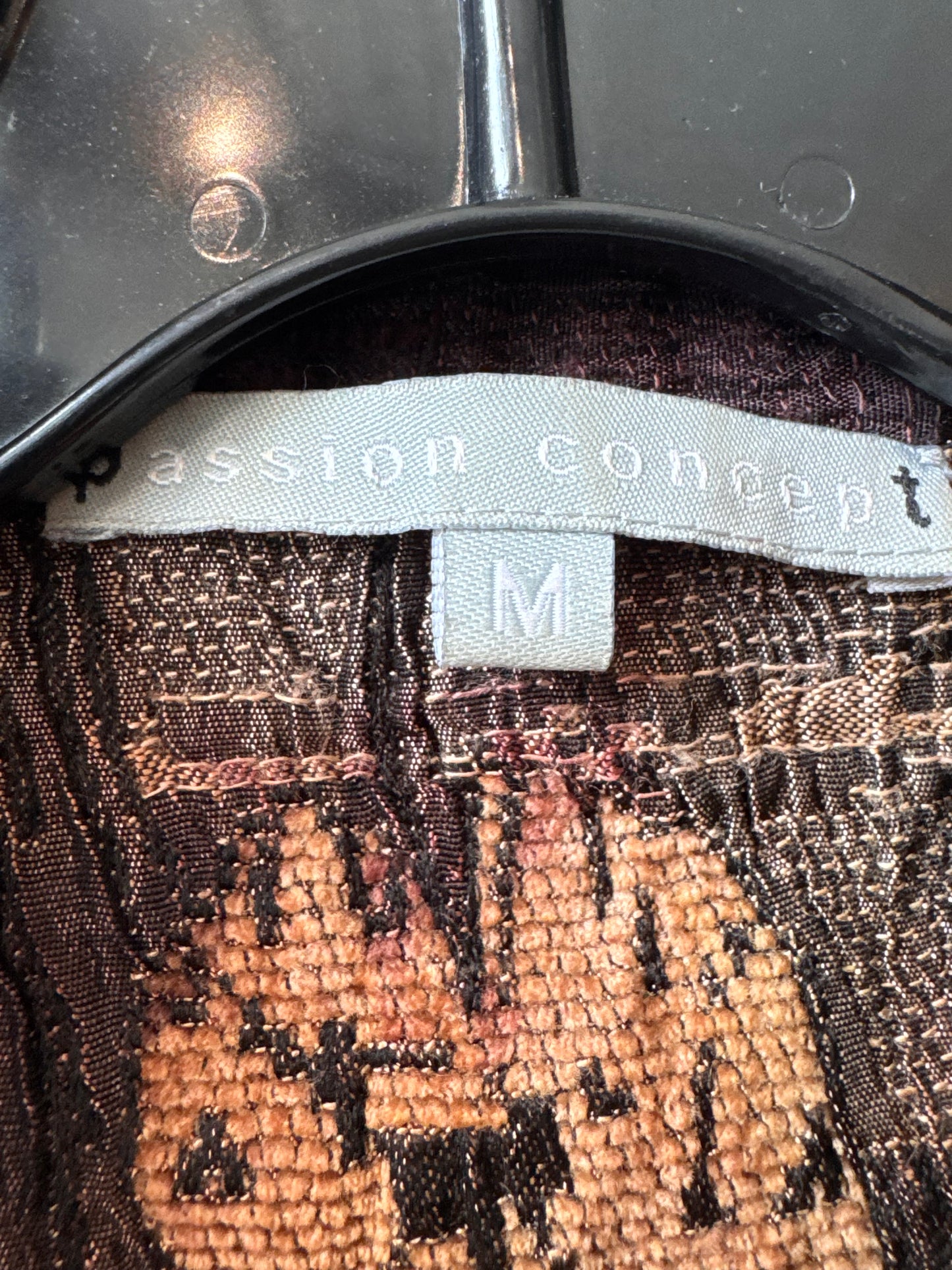 Y2K Brown Cardigan with Faux-Fur Adornments