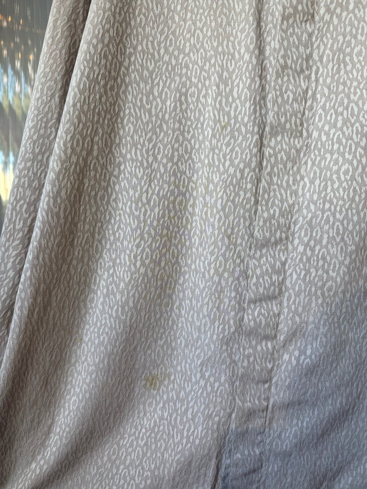 1990s Grey Cheetah Gianni Versace Button-Up Shirt
