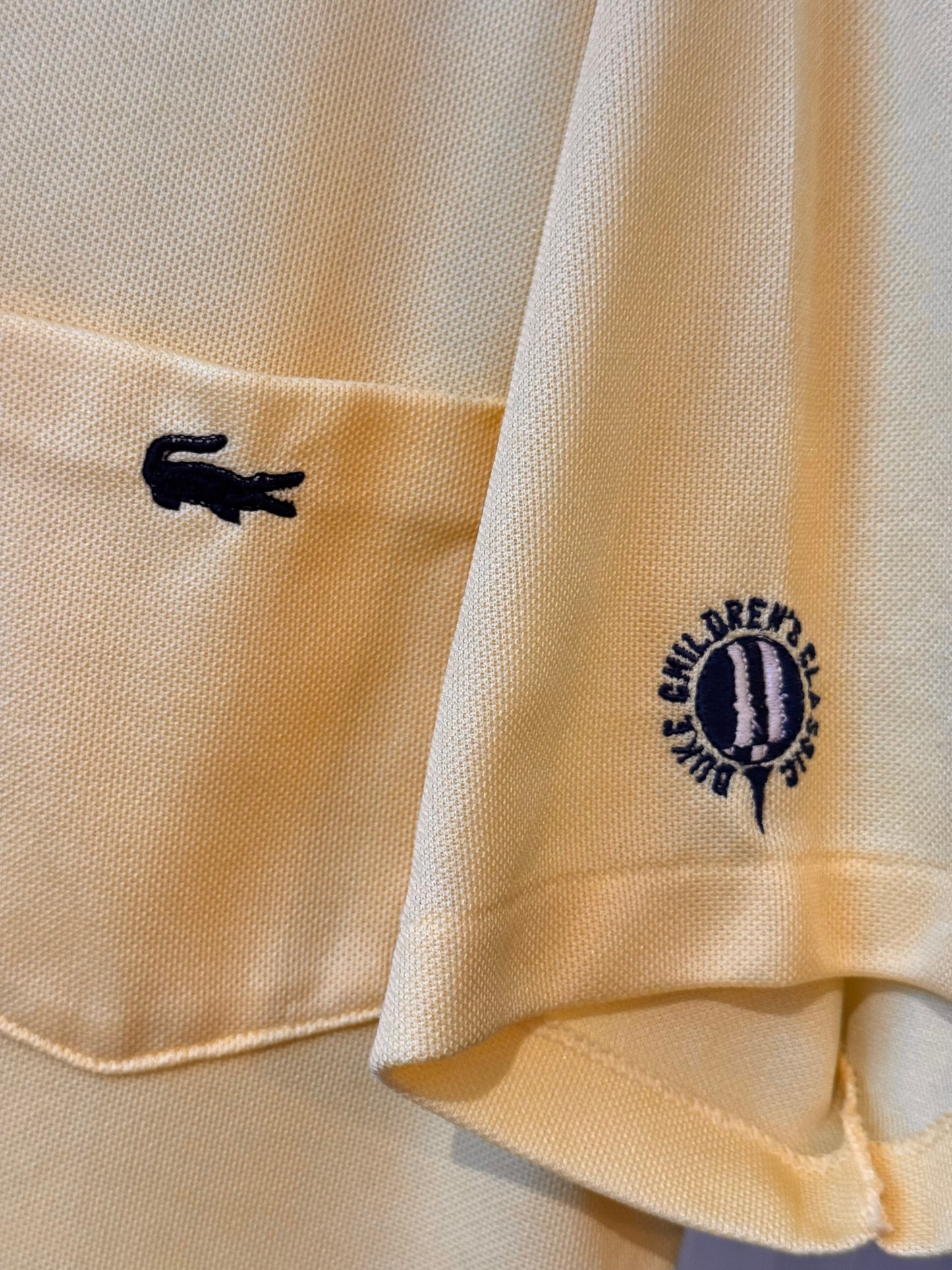 1960s Lacoste Yellow Polo Shirt