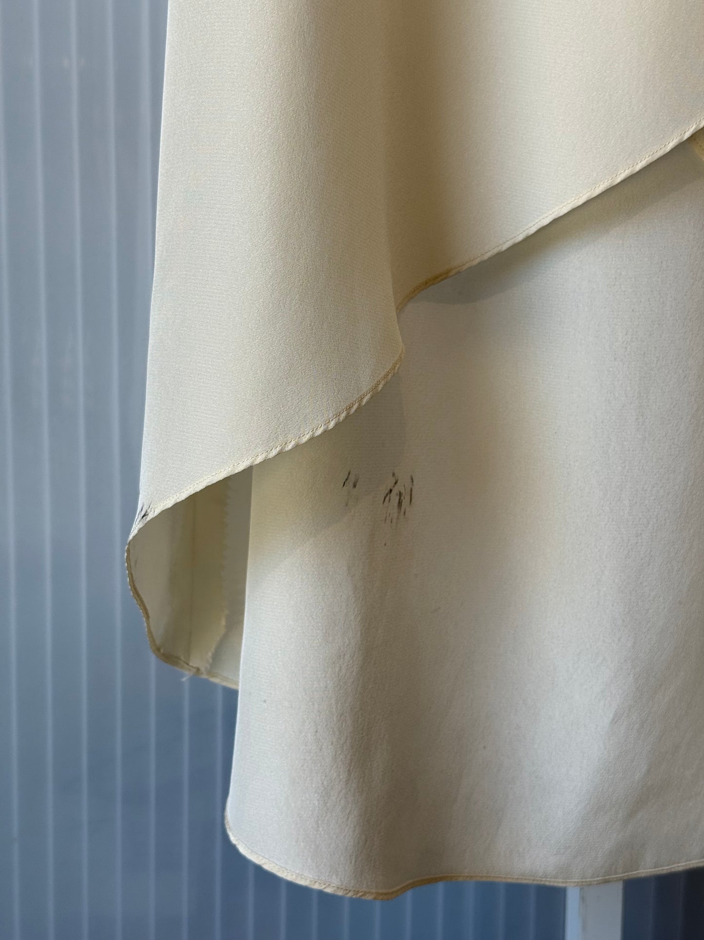 1970s Cream Caftan Gown