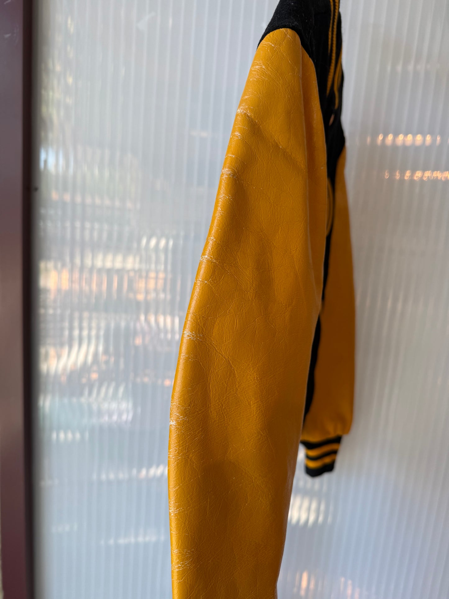1950s Yellow & Black Pearson Letterman Jacket