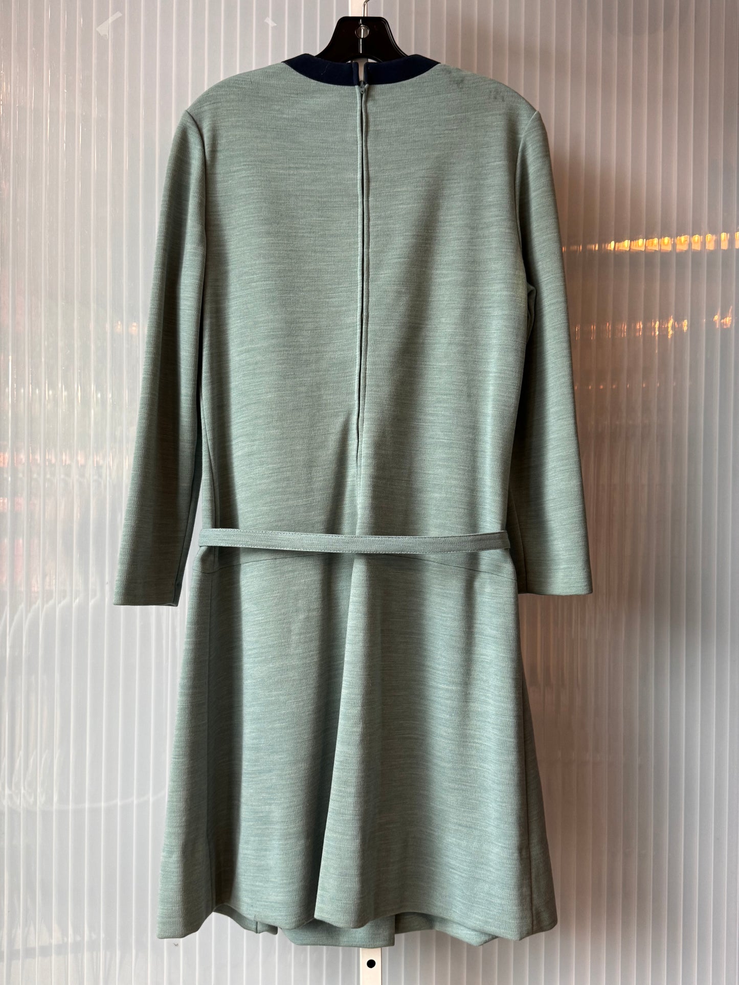 1950s/60s Mod-Style Teal Drop Waist Shift Dress