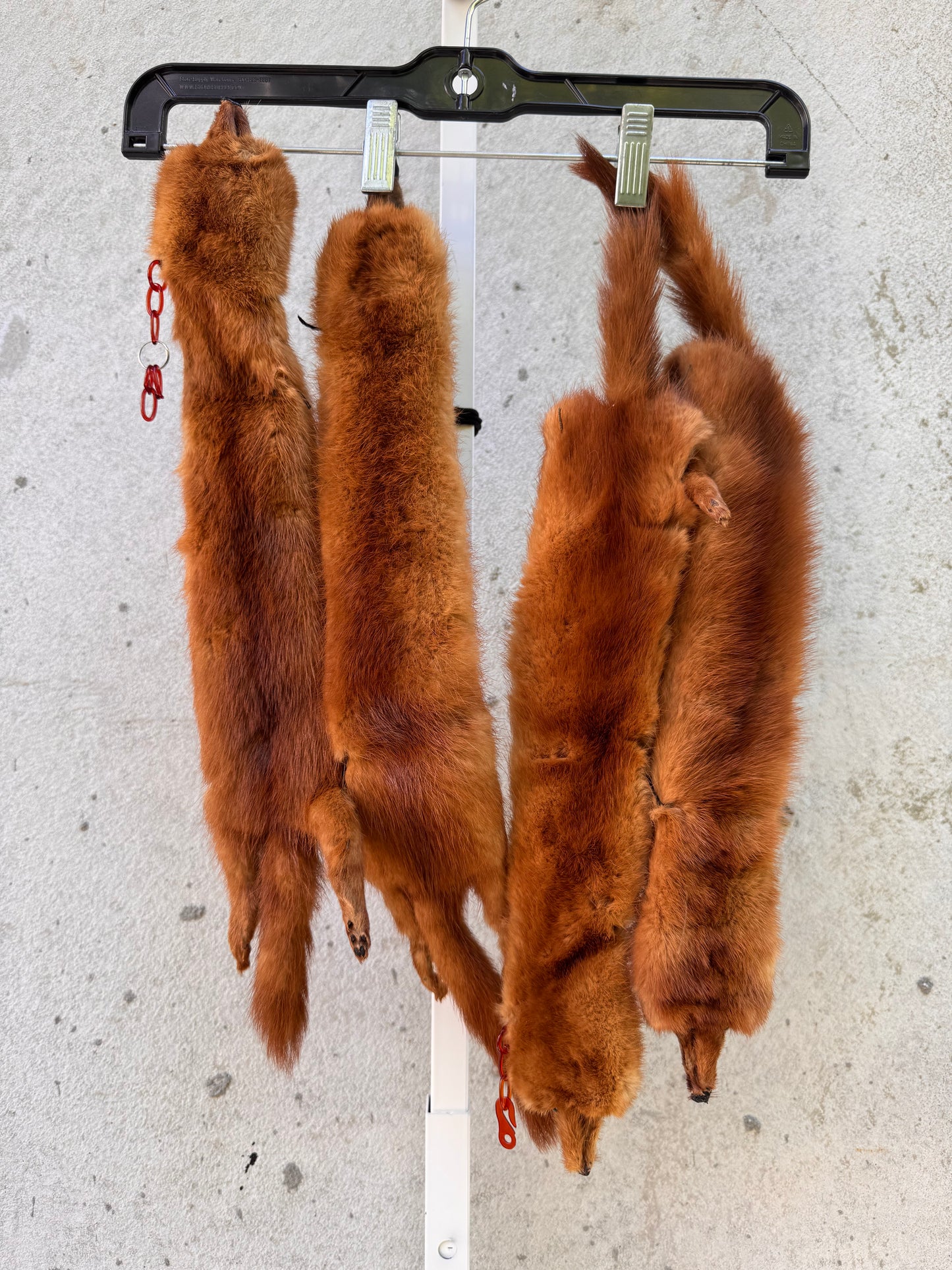 Brown Four Pelt Mink Collar