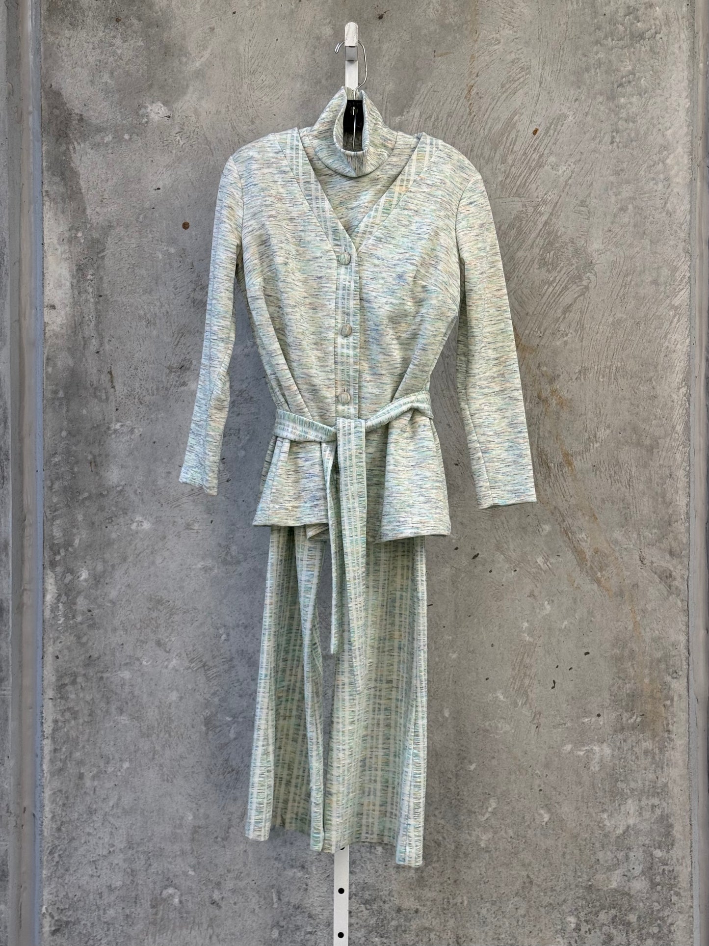 1970s Pastel Multicolor Top, Jacket, & Pants Set