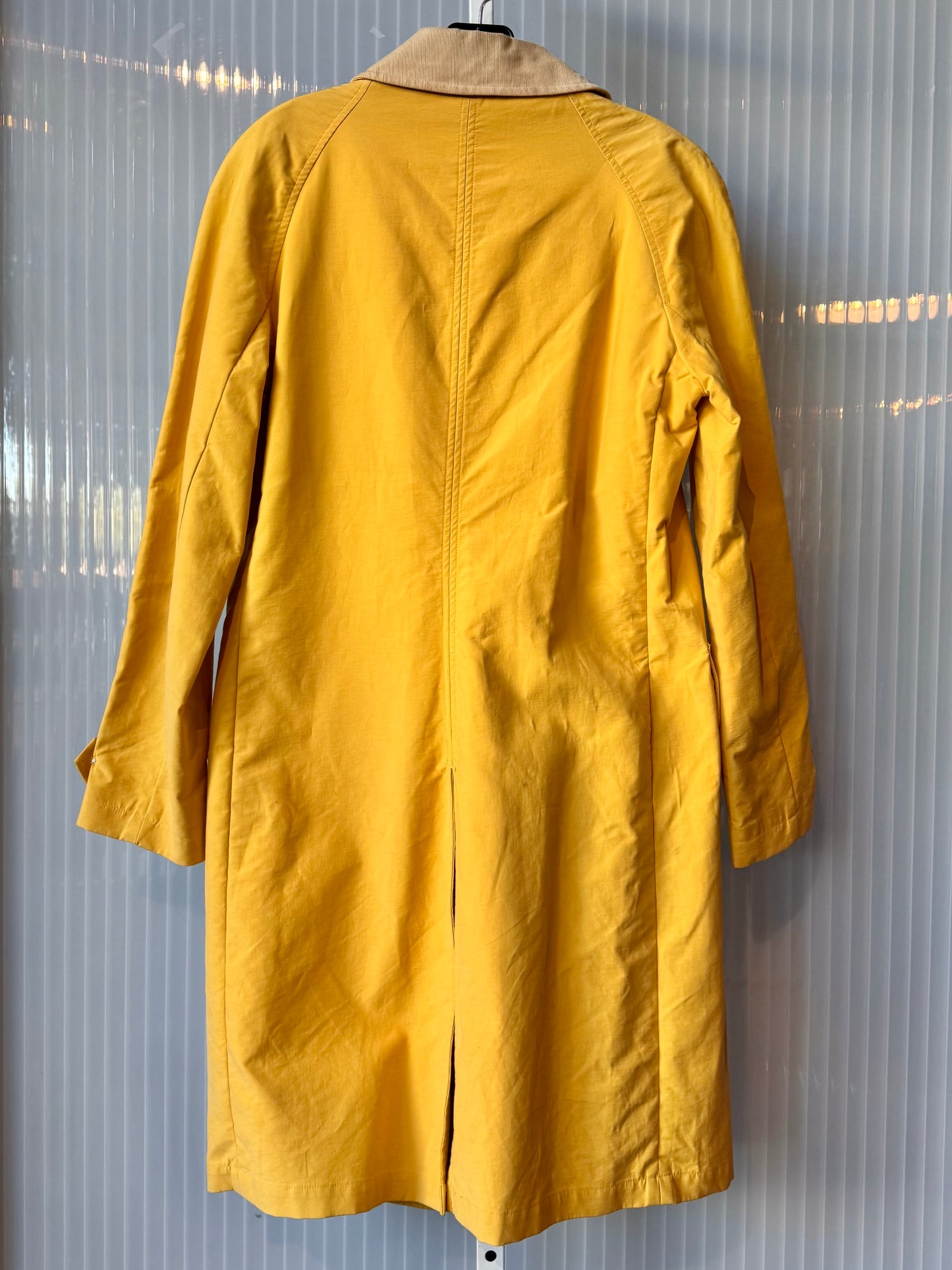 Yellow Button-Down Raincoat