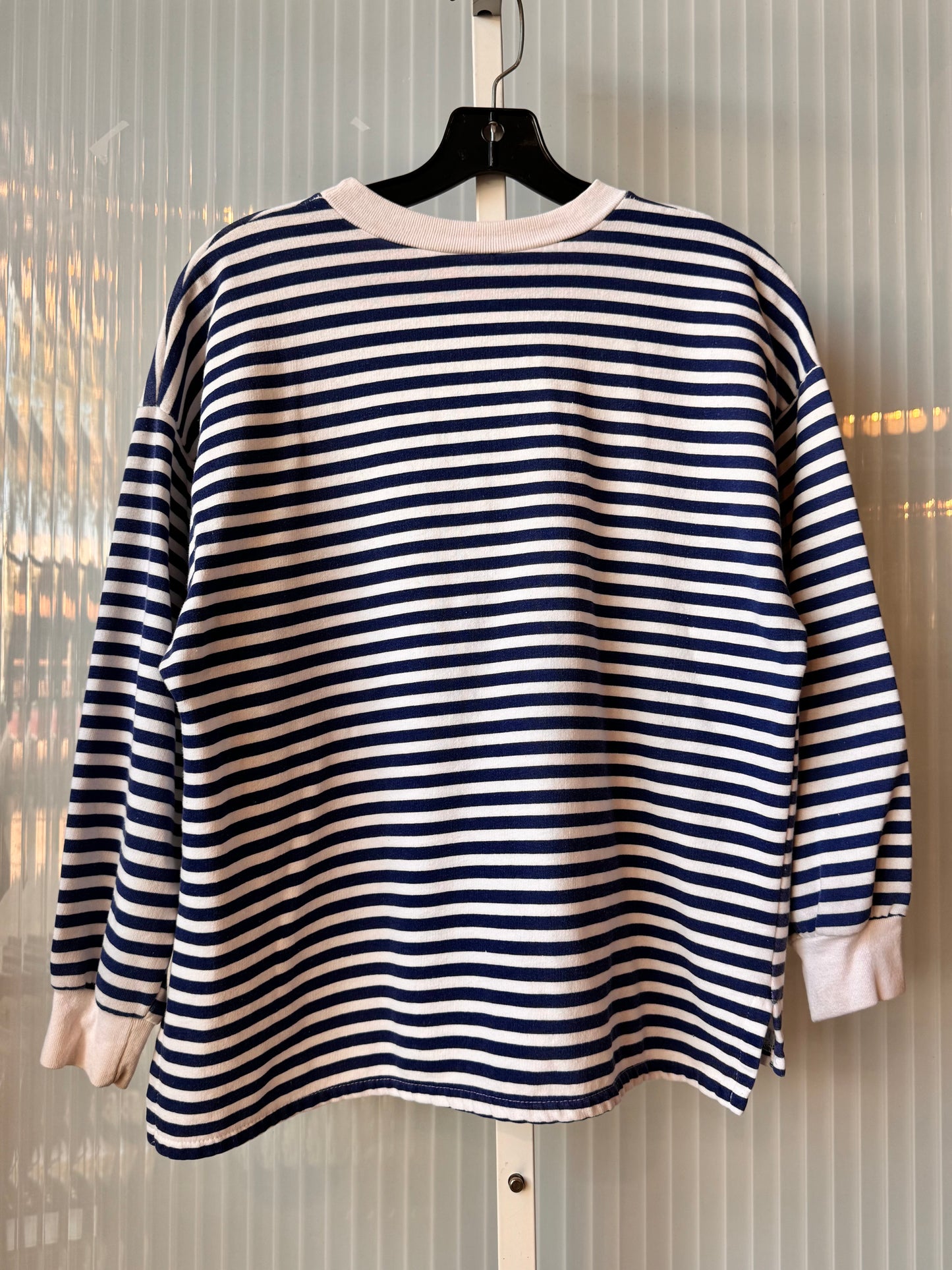 1980s Four Seasons Colorful Striped Sweatshirt