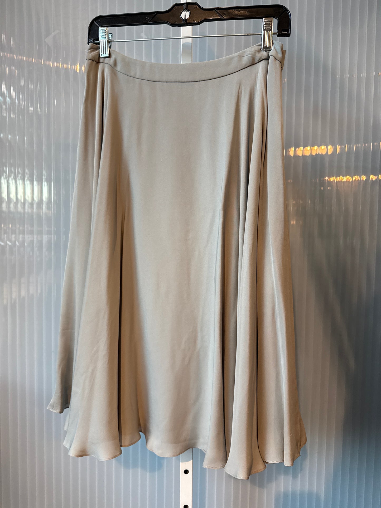 1990s Grey Silk 3-Piece set- Bustier, Scarf, and Skirt.