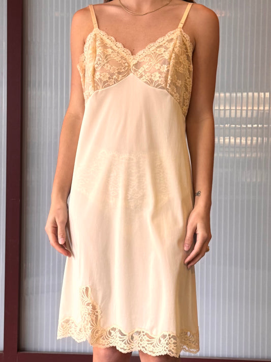 1960s Vanity Fair Cream Slip