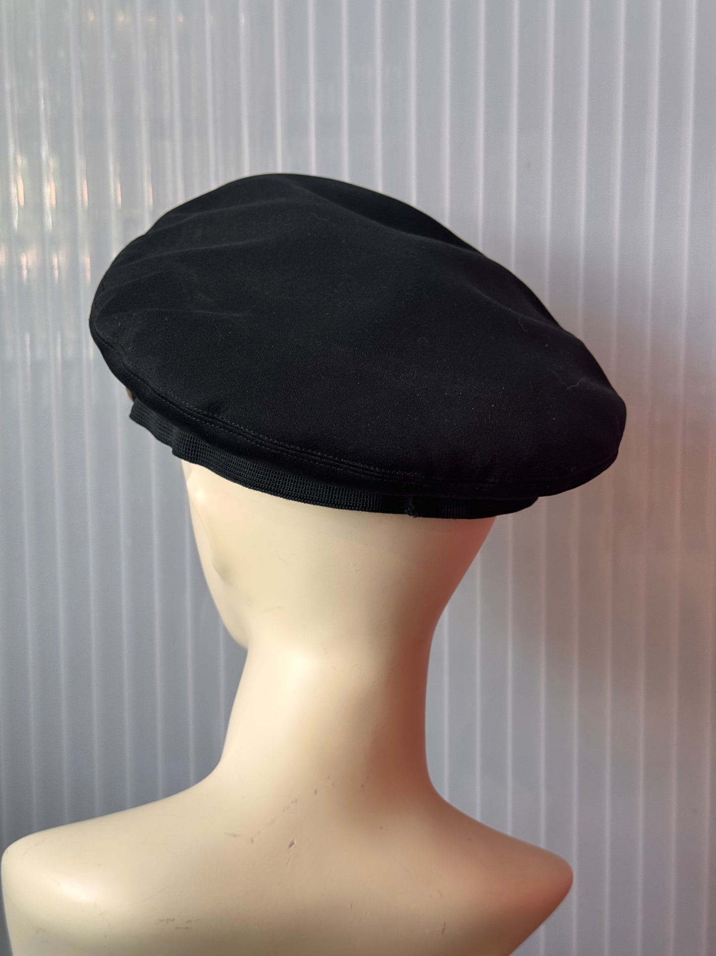 Black & Gold Bernard Military Snap Cap