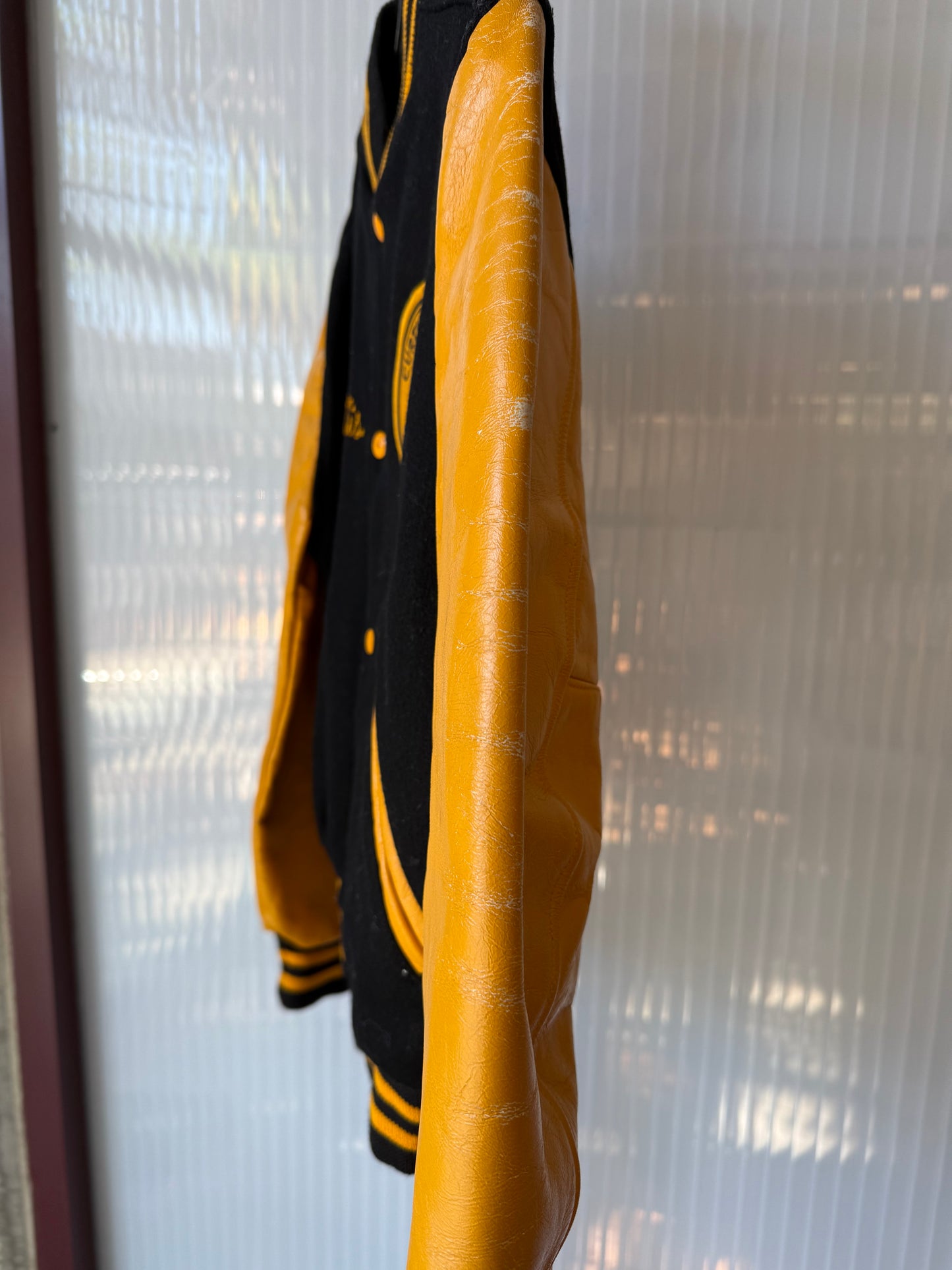 1950s Yellow & Black Pearson Letterman Jacket