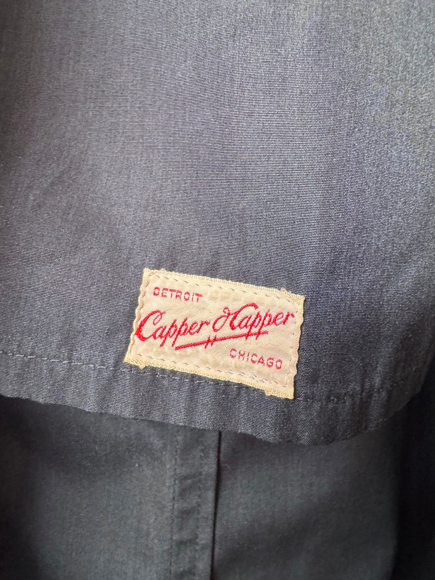 1960s? Weatherproof Blue-Black Trench Coat
