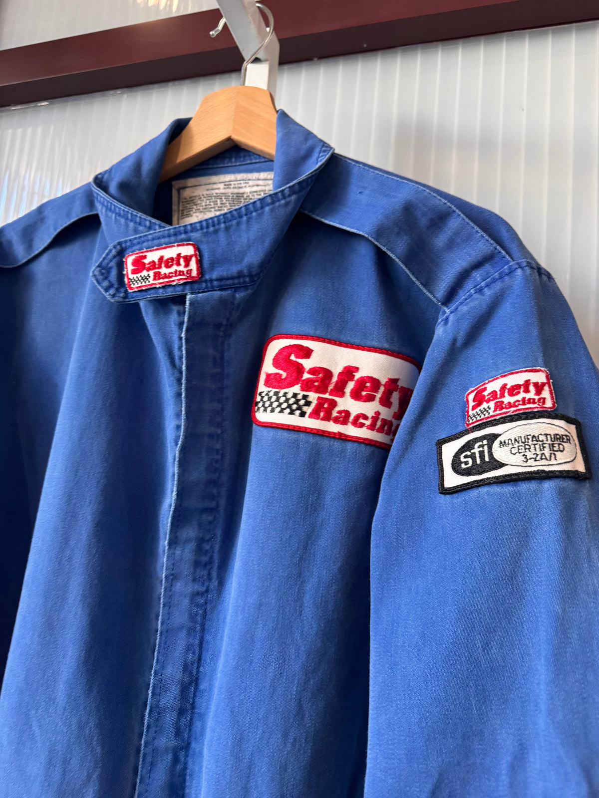 Safety Racing Blue Denim Jumpsuit