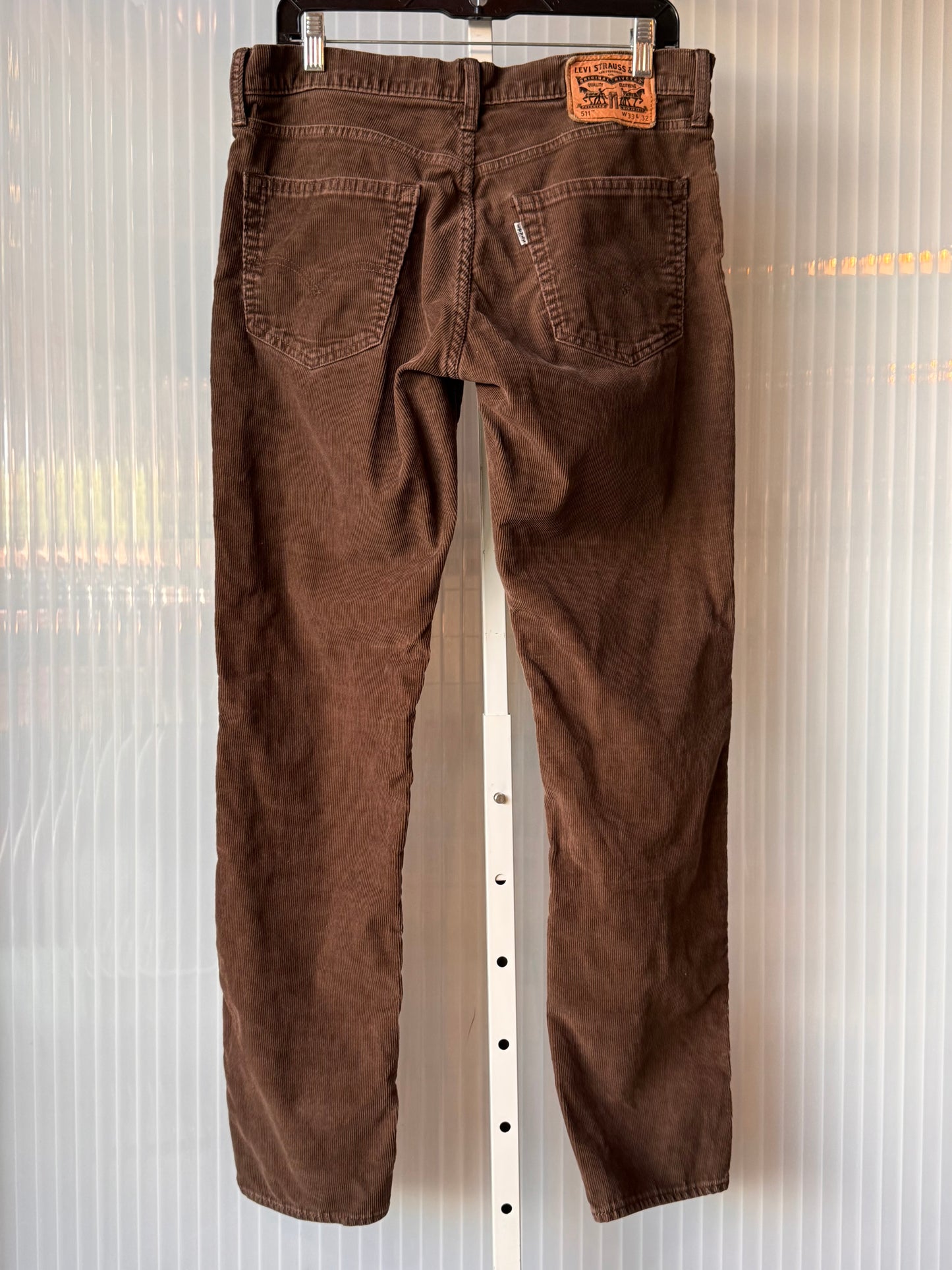 1980s Levi's Western Brown Corduroy Pants