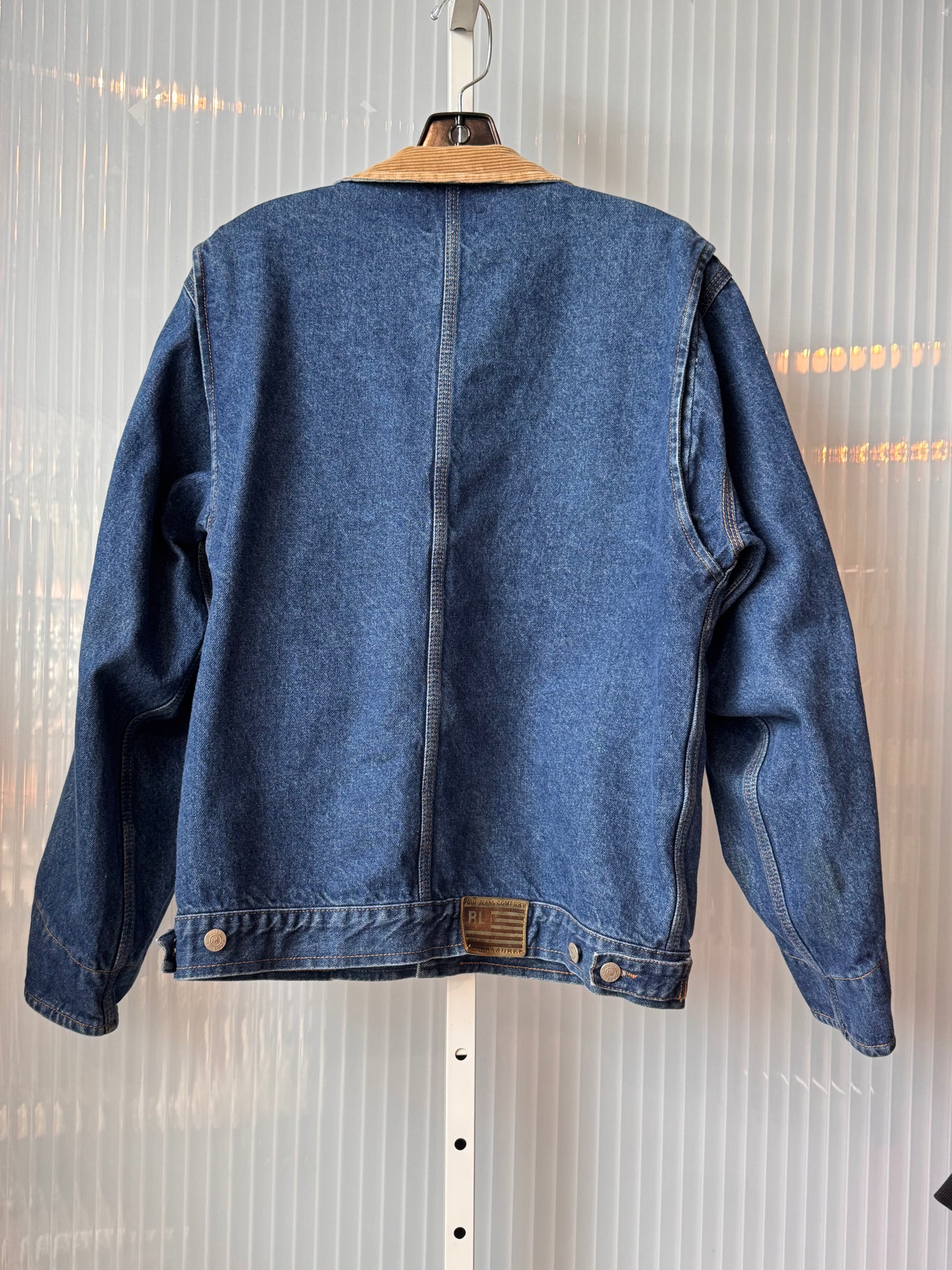 1990s Polo Denim Jacket w/ Corduroy Collar