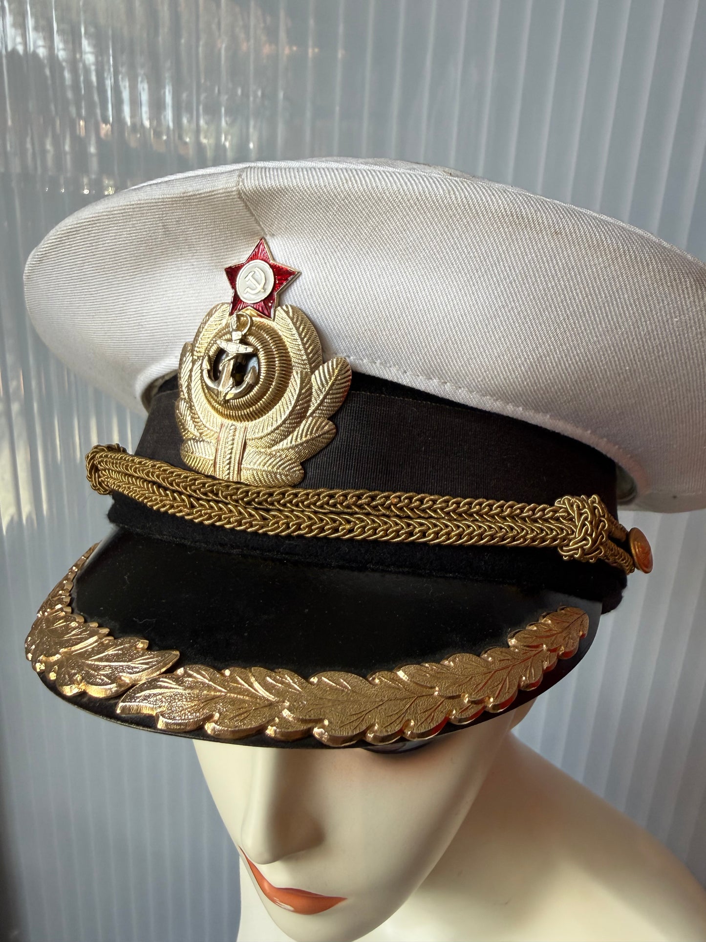 1970s Russian Soviet Navy Officer Hat