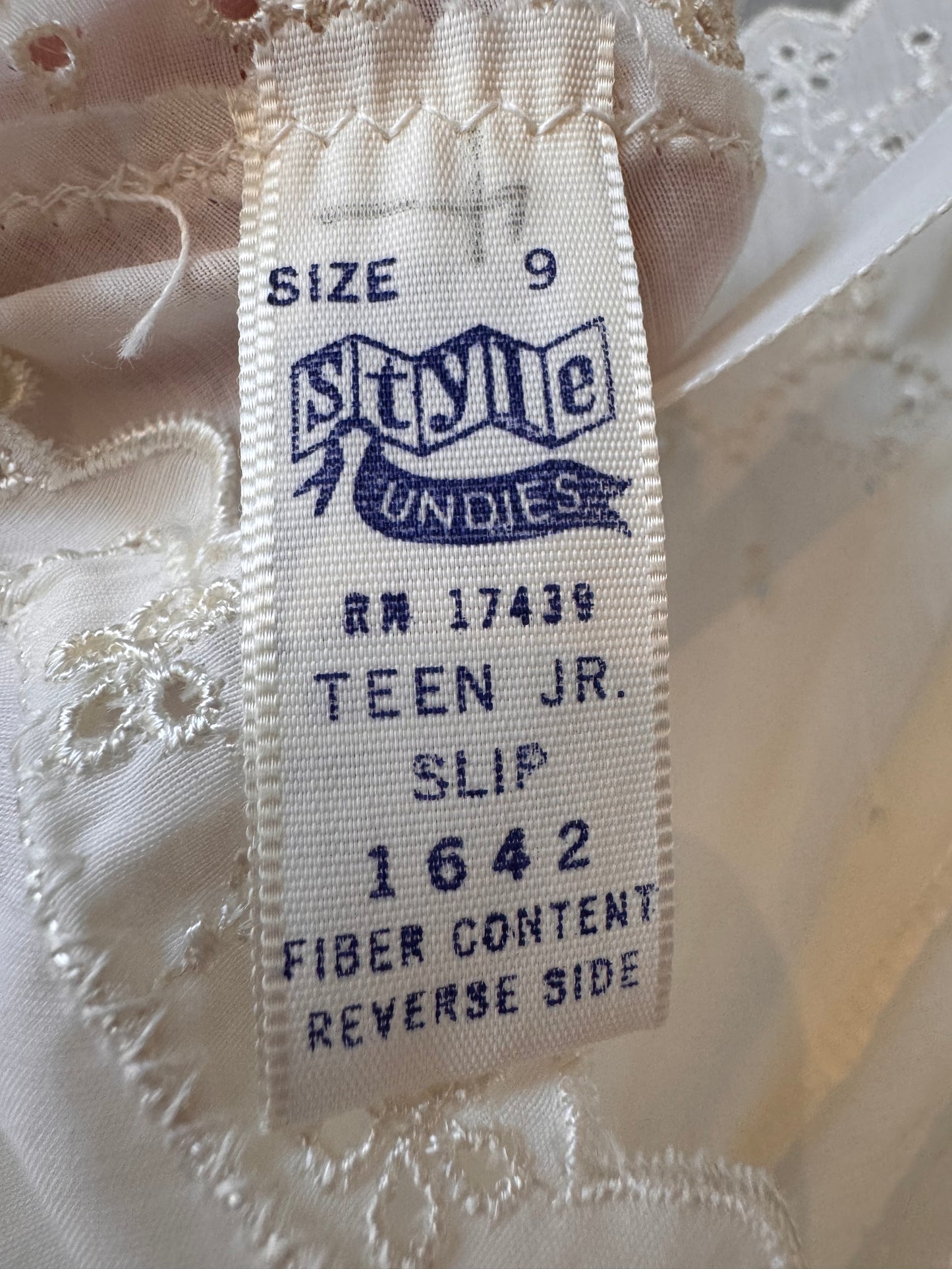 1970s Egyptian Cotton Slip Dress