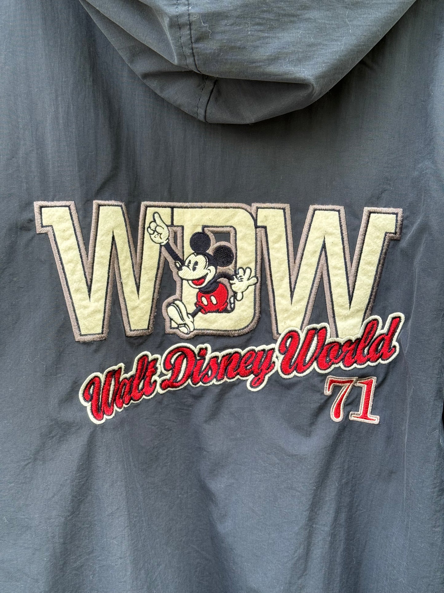 1990s Walt Disney World Zip-Up Jacket w/ Hood