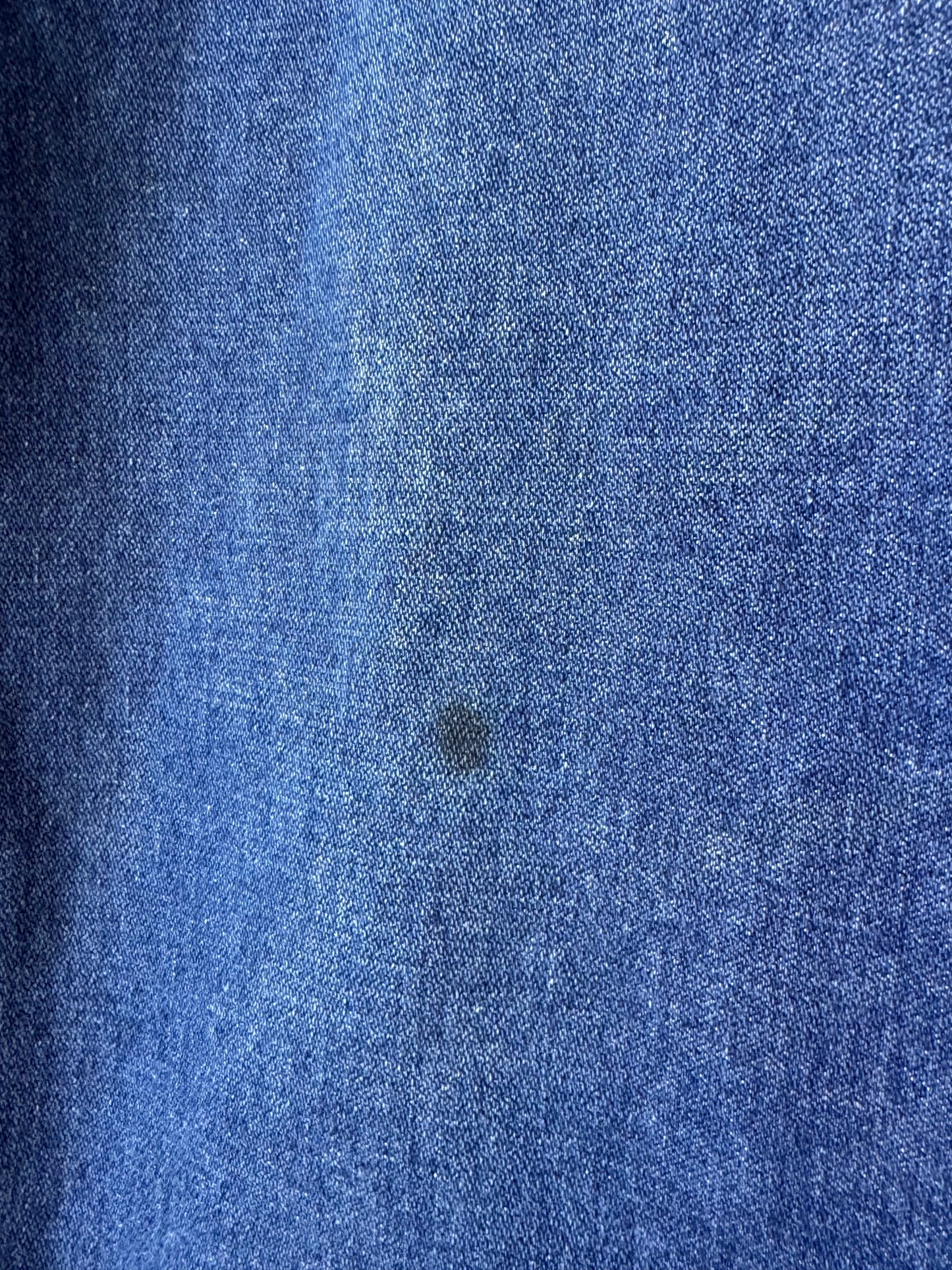 1970s Blue Denim Straight Leg Jeans