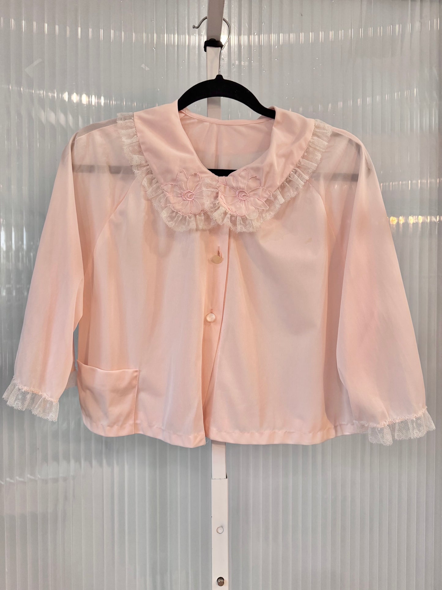 1960s Pink Bed Jacket