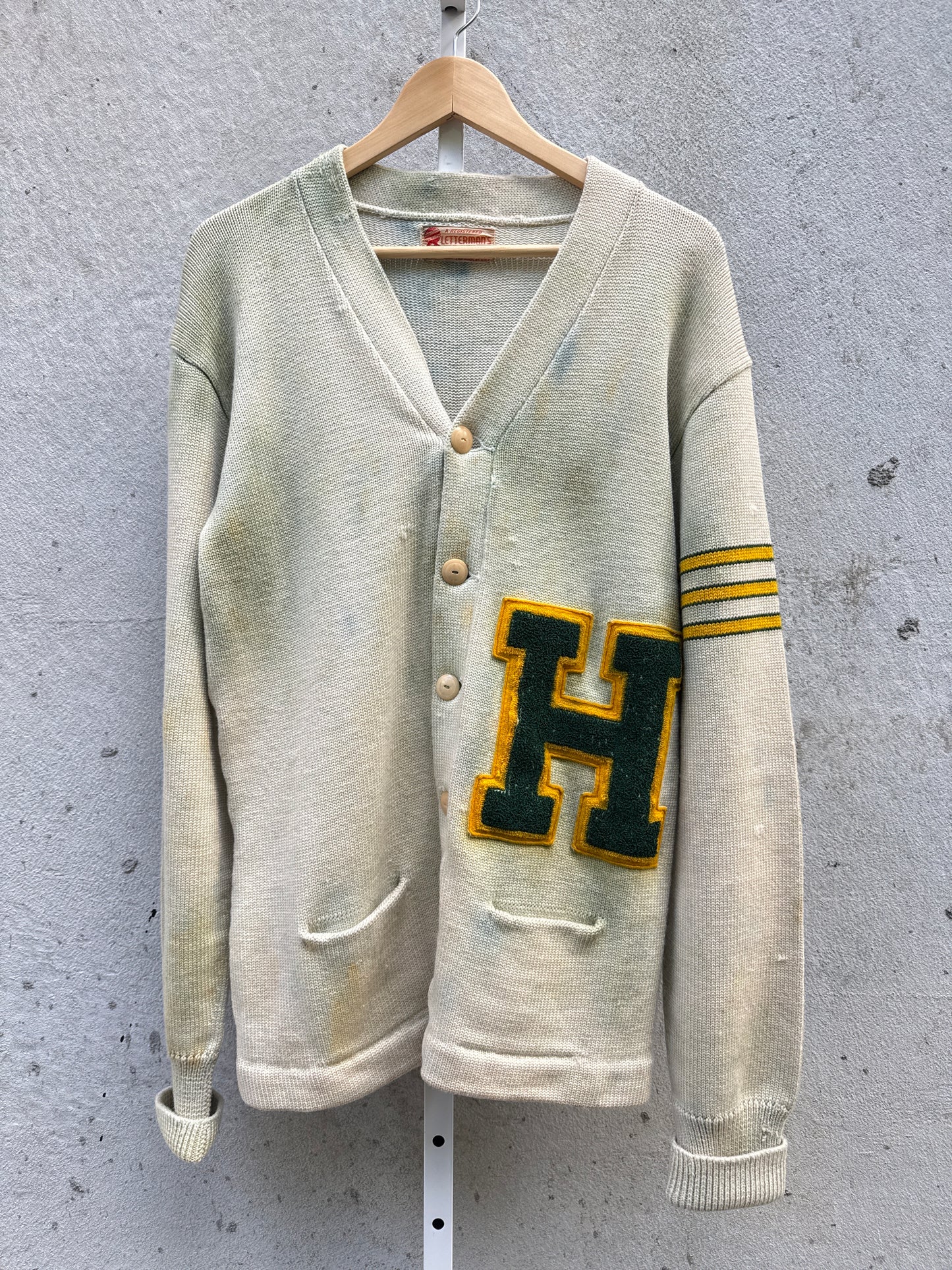1950s Dyed Varsity Letterman’s Cardigan