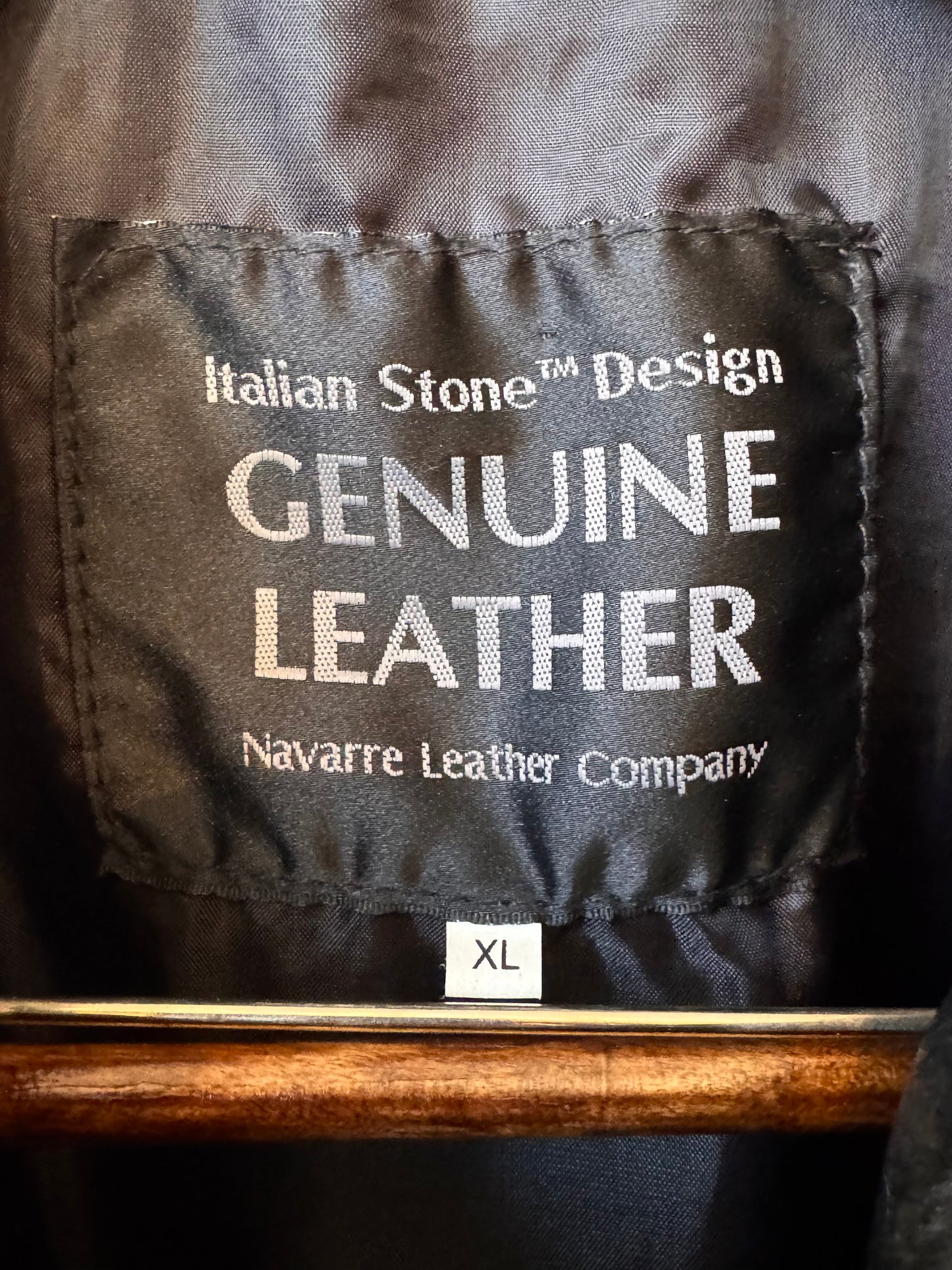 1990s Black Leather Zip Up Jacket