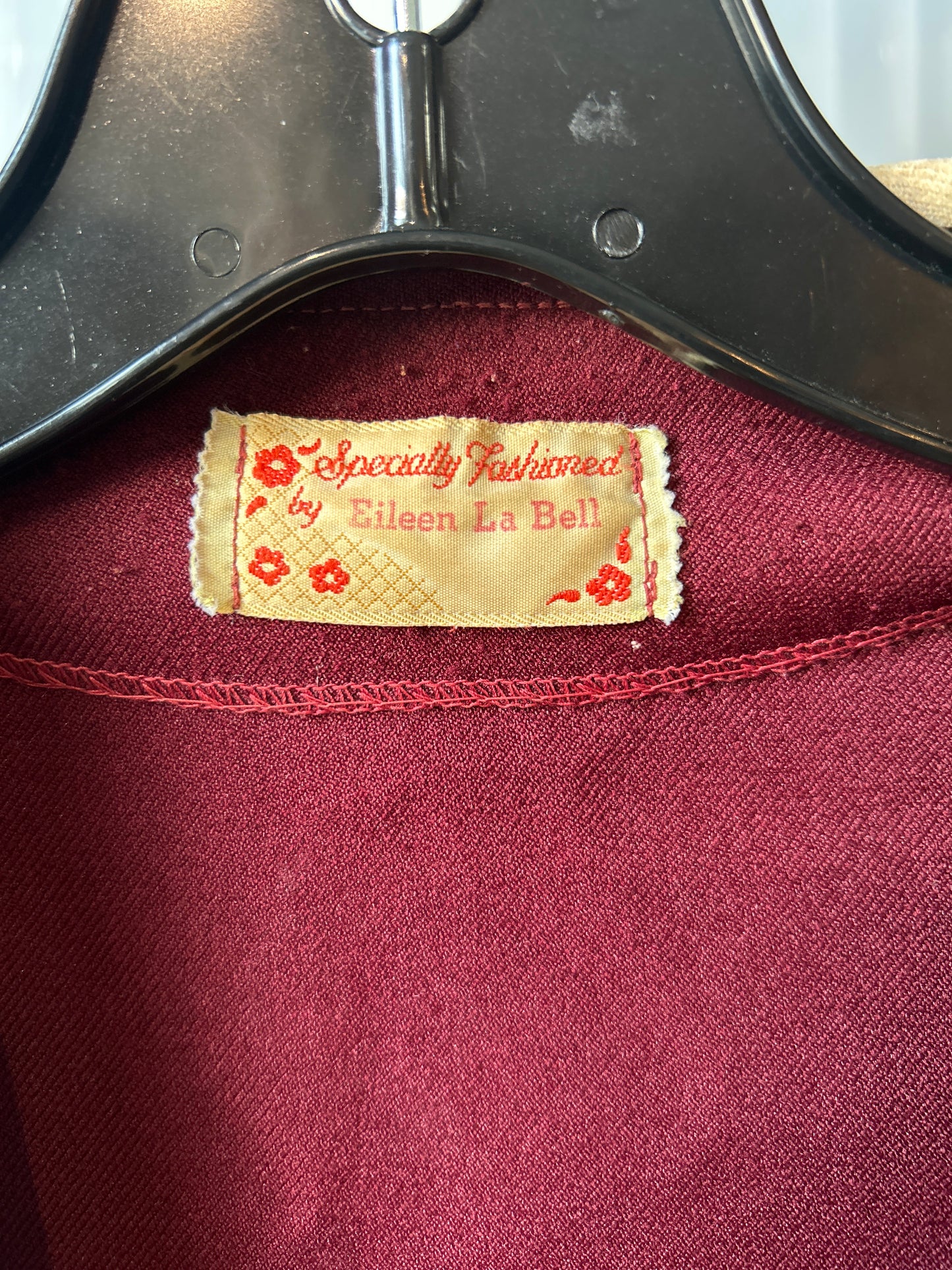 1970s Maroon Fraternal Order of Eagles Vest