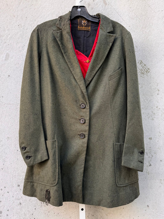 Edwardian Franklin Simon & Co. Green Sport Jacket