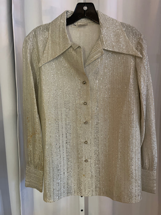 1970s Jami Originals Silver Blouse
