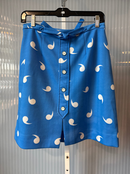 1960’s Blue Skirt with Built-in Bloomers