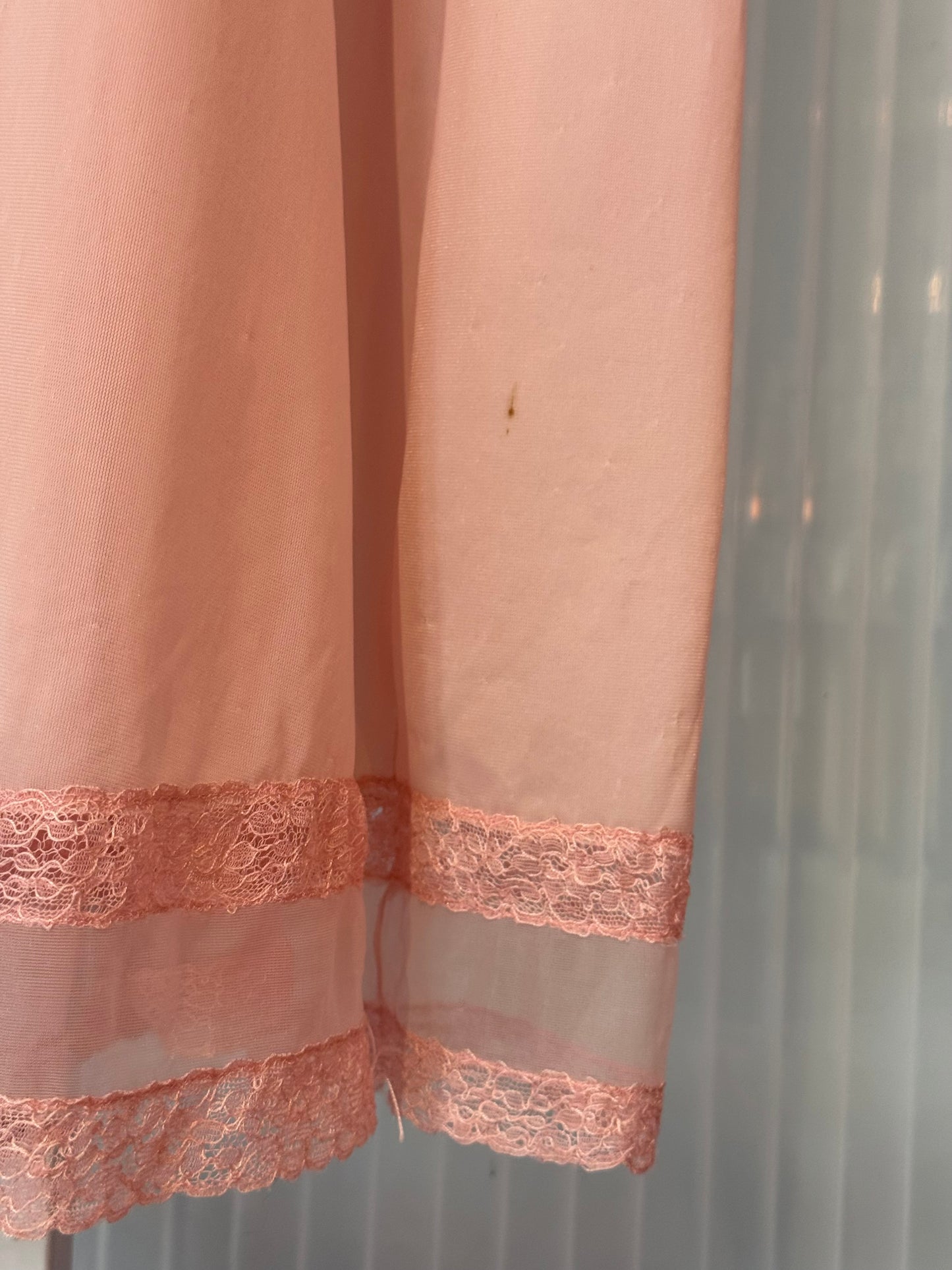 1950s Light Pink Slip Dress