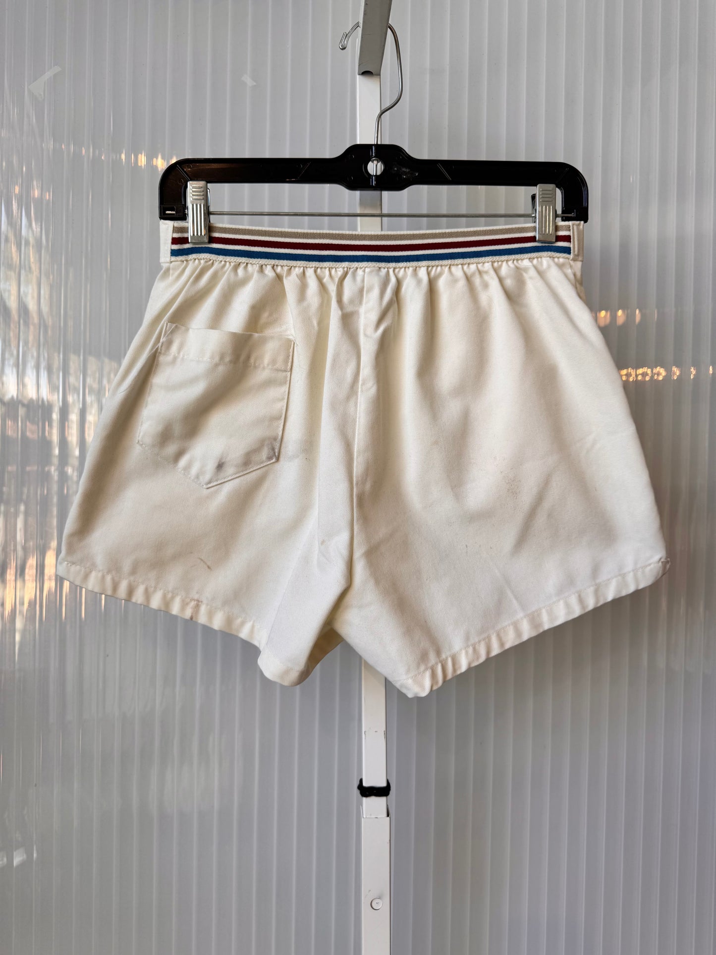1970s Jantzen White Terrycloth Tennis Shorts