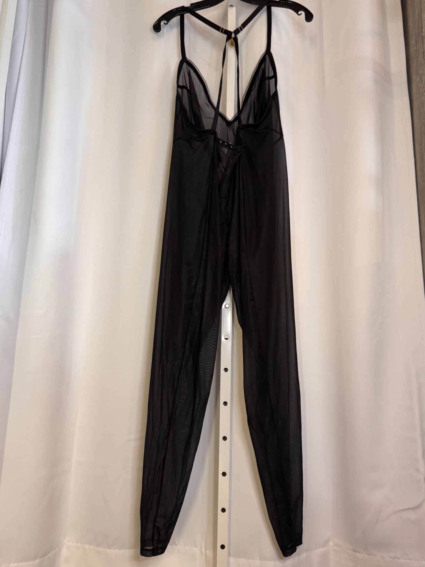 Savage x Fenty Black Crotchless Catsuit