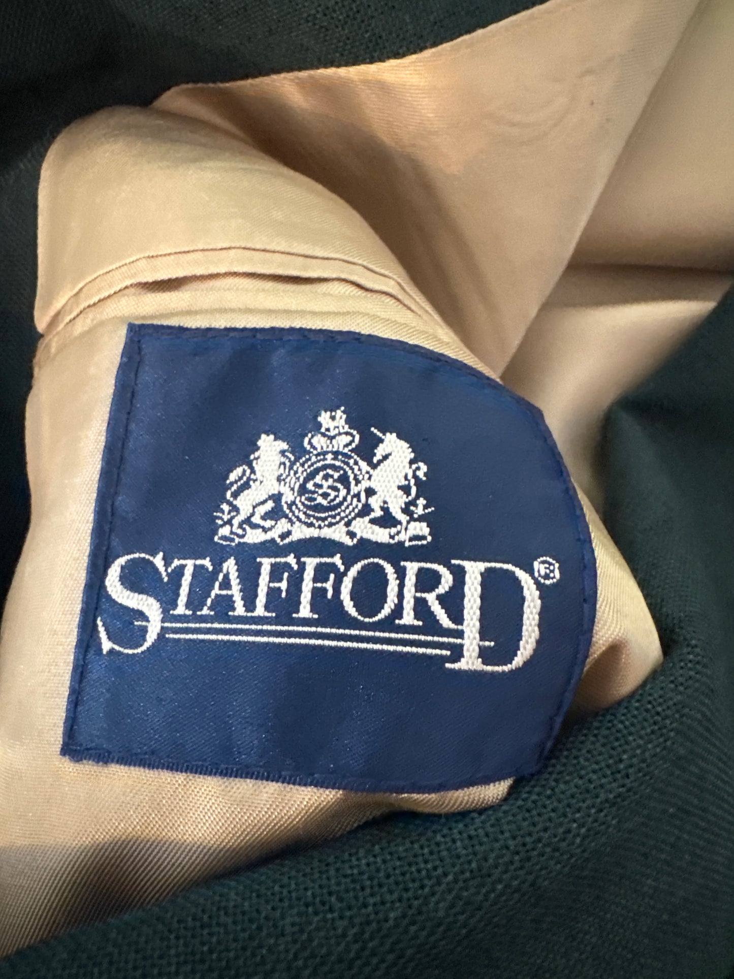 1990s Green Blazer with Customized Question Marks