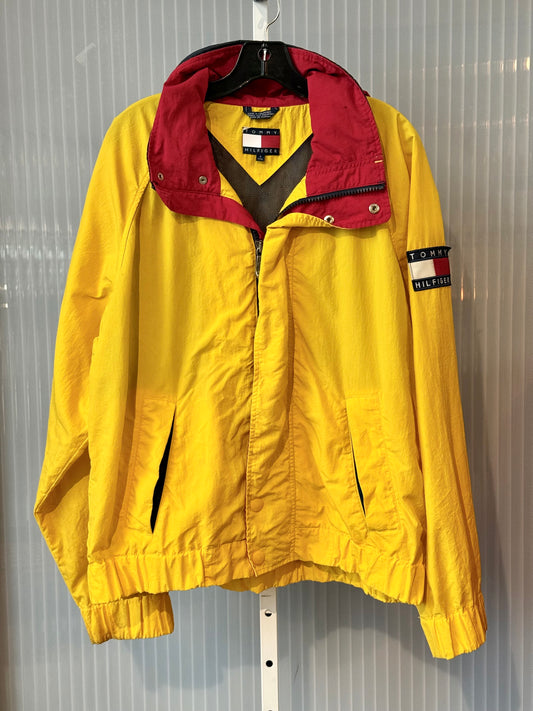 1990s Tommy Hilfiger Yellow & Red Windbreaker