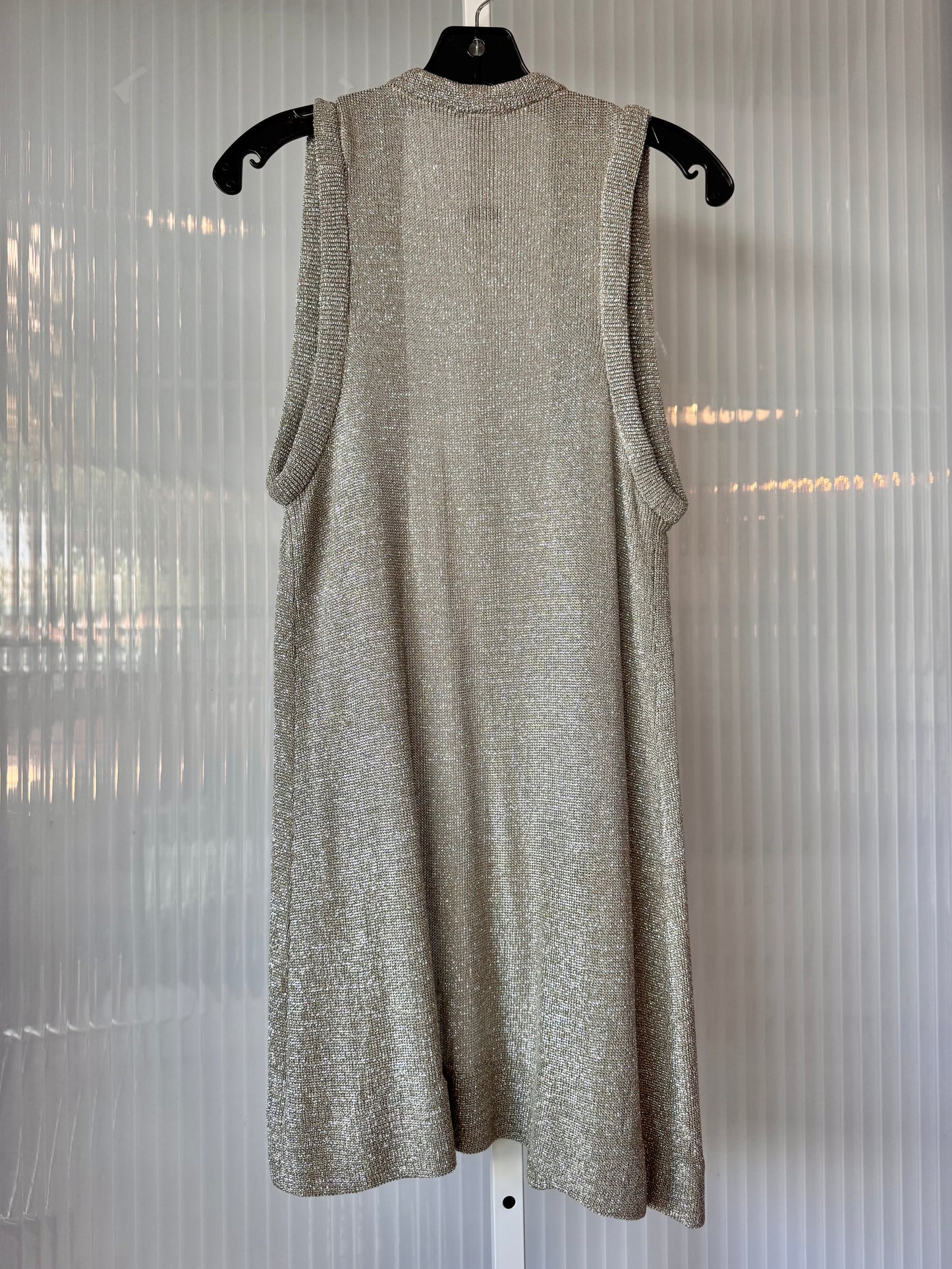 Silver Knit Vest