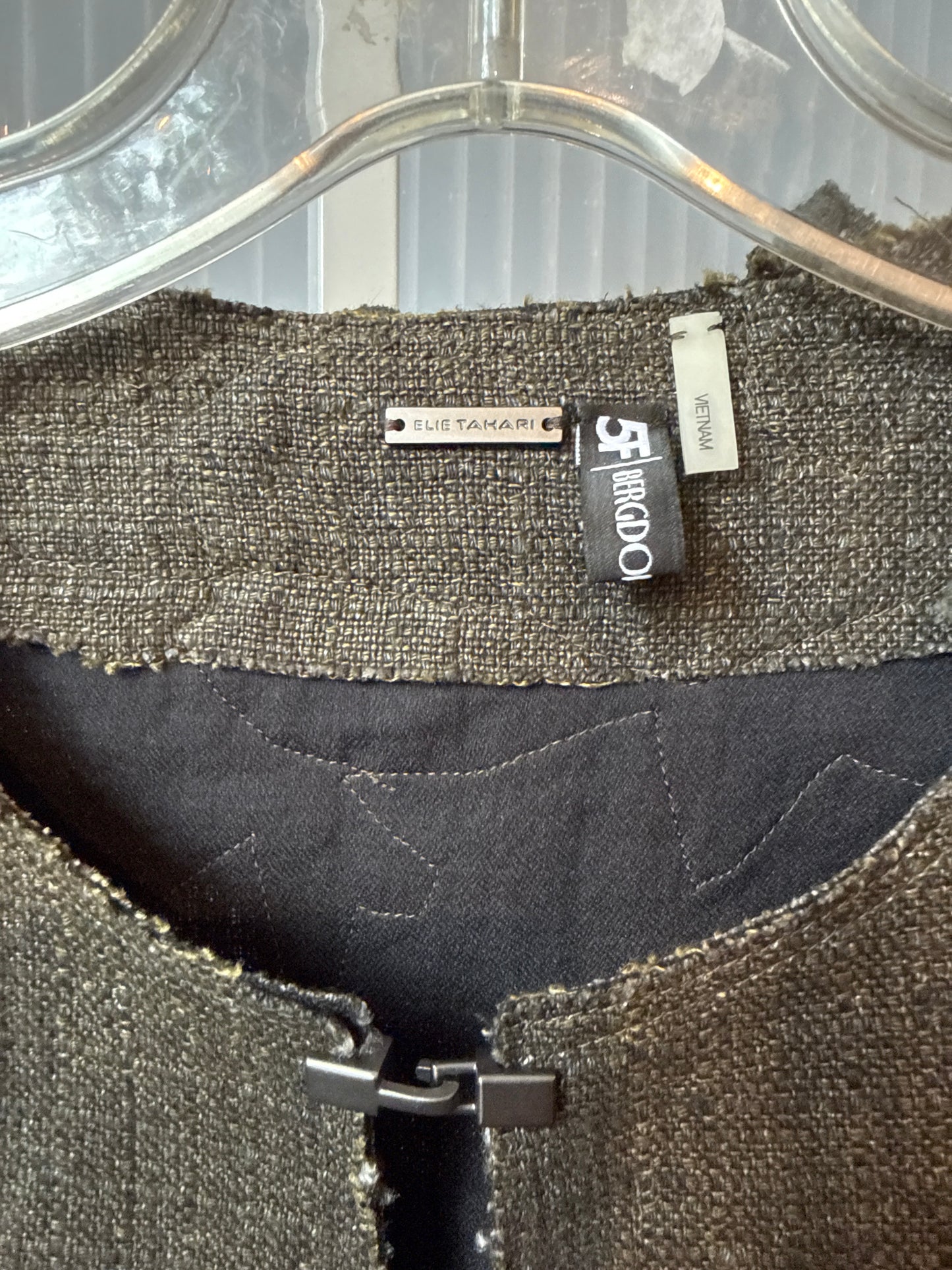 Ellie Tahari Overlay with Appliqués