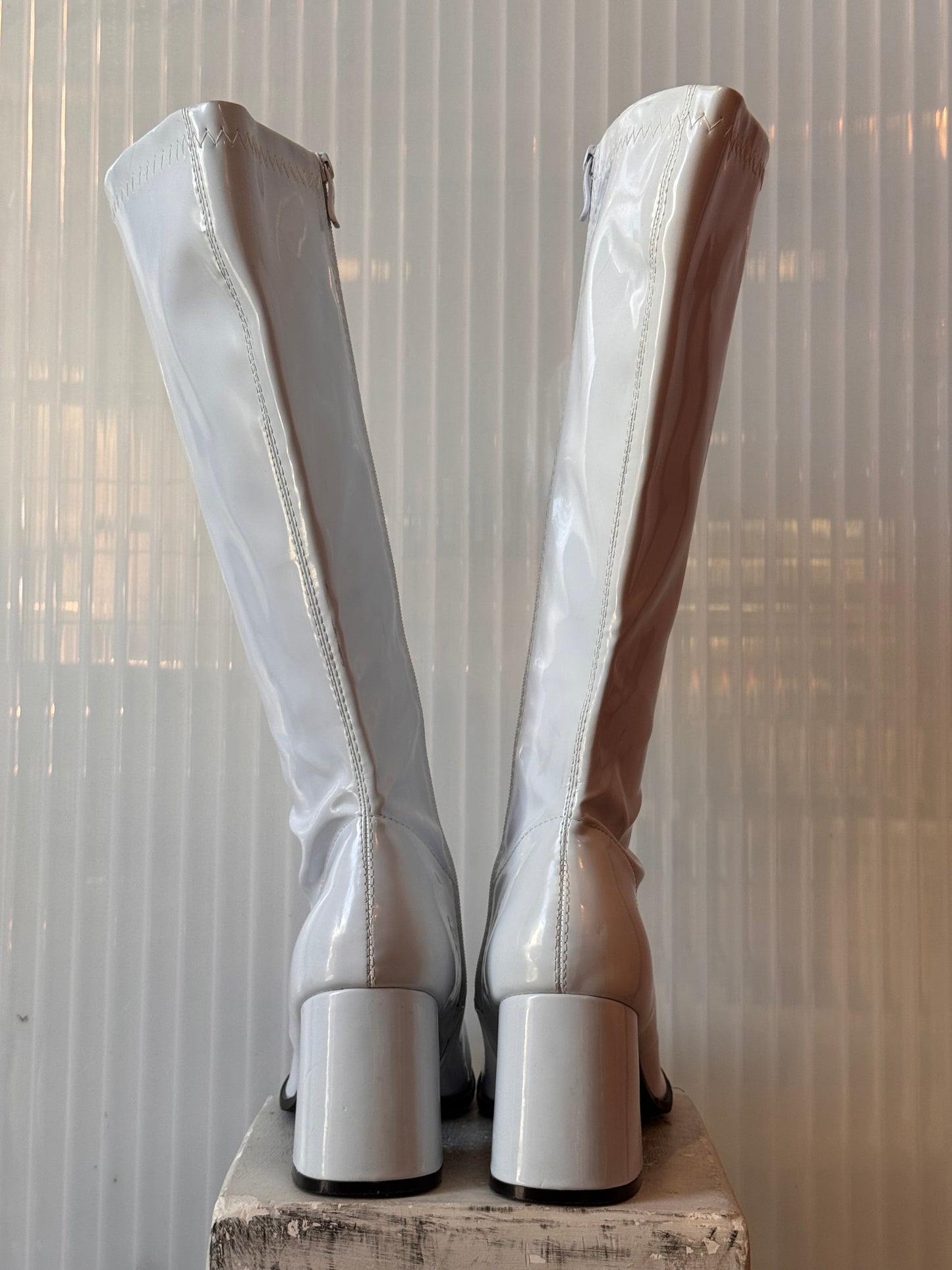 1960s Reproduction White Gogo Boots