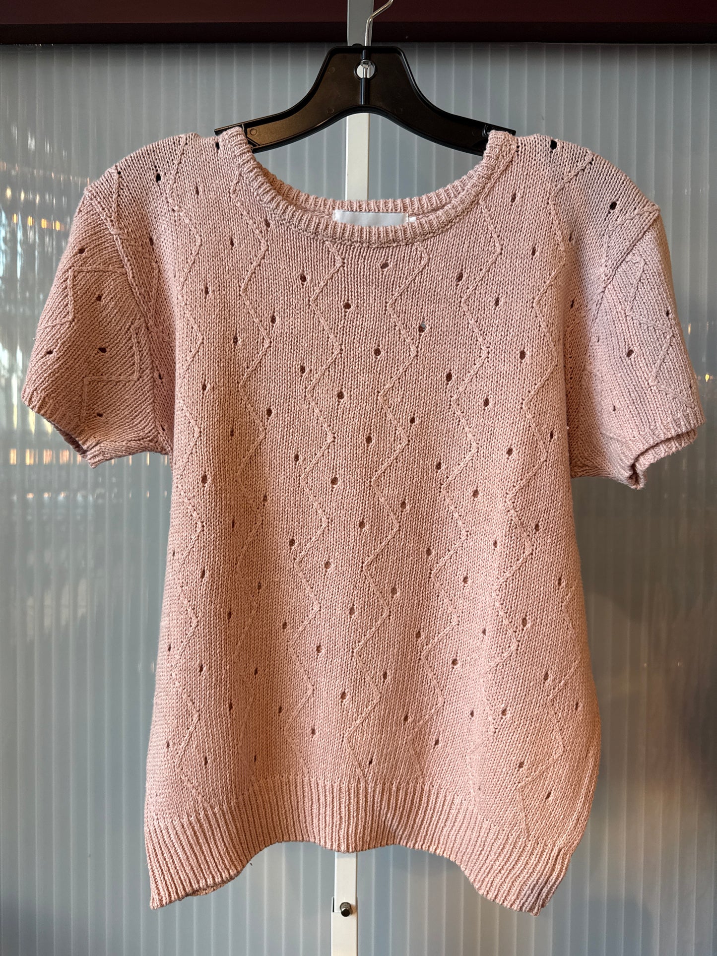 1980s Pink Knitted Sweater