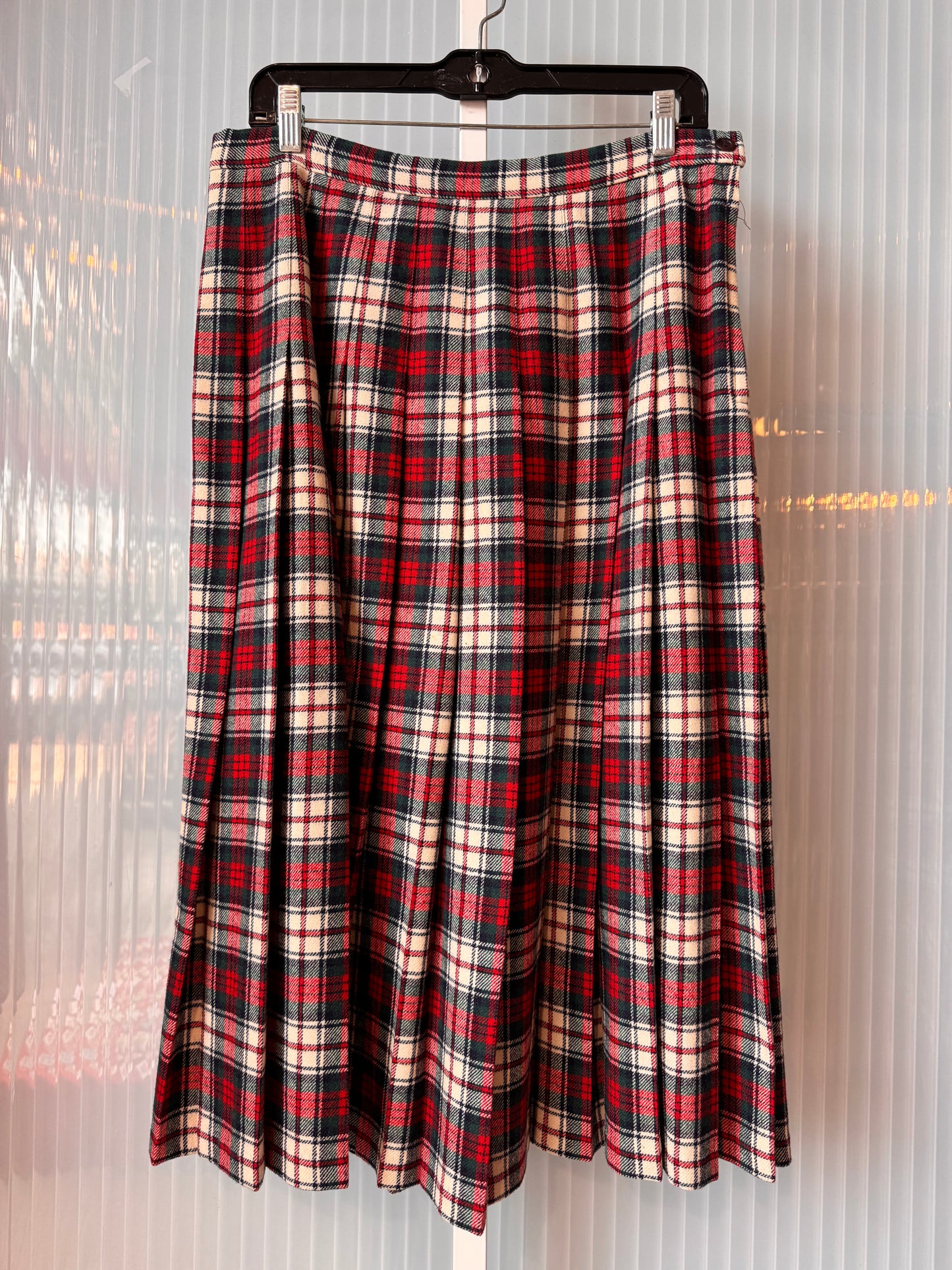 1960s Pendleton Wool Plaid Skirt & Blazer Set
