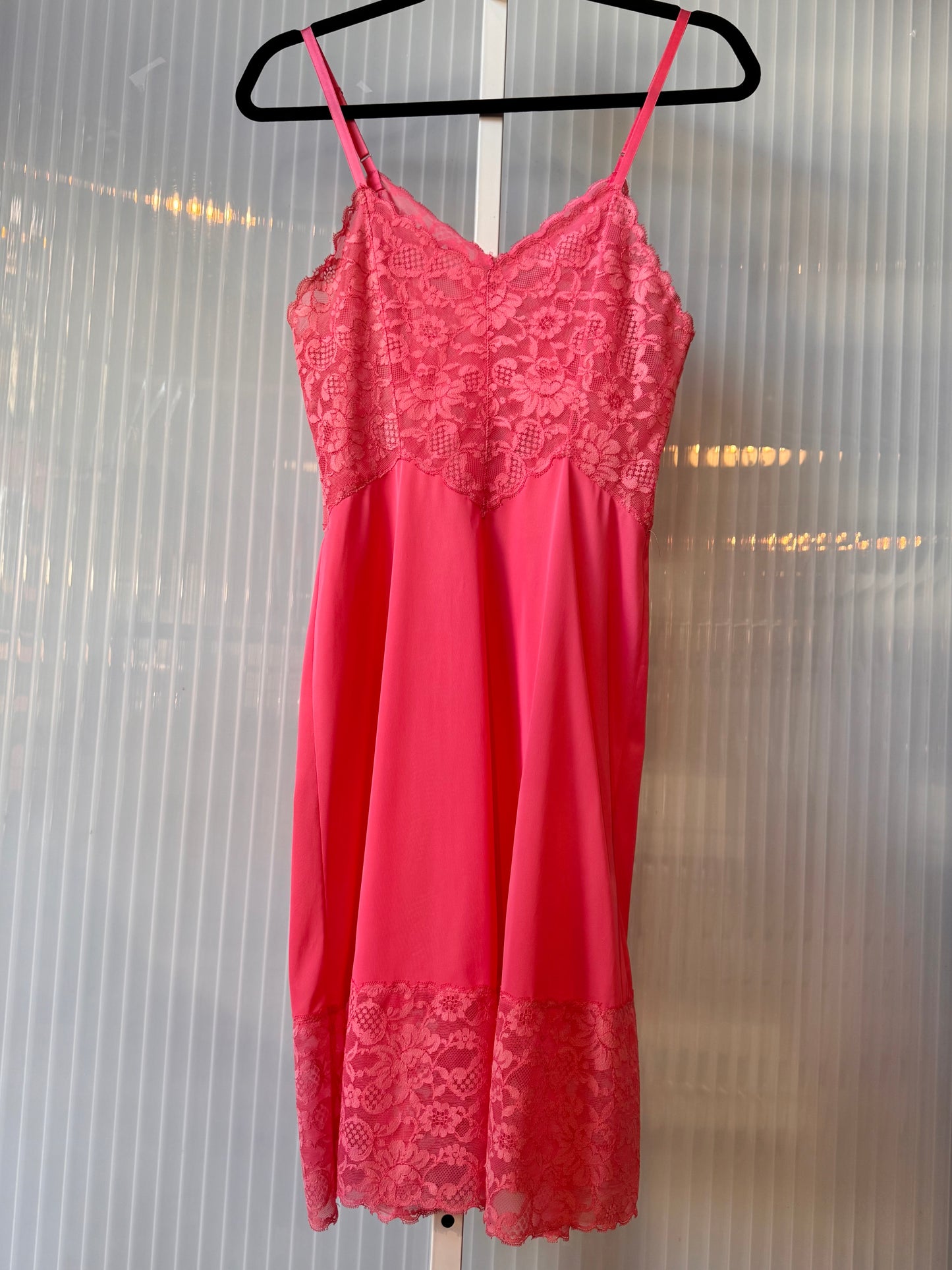 1950s Bright Pink Slip